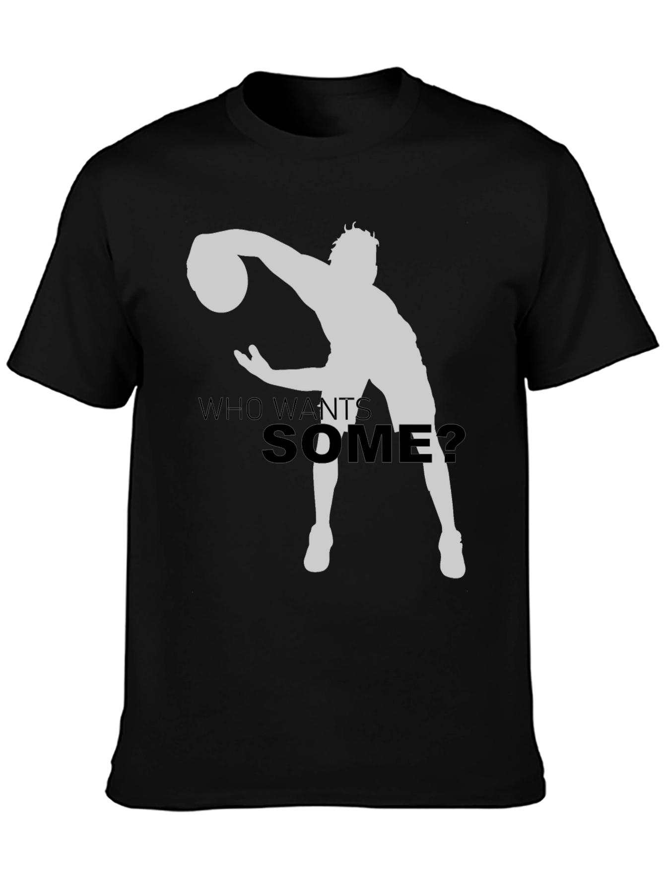 Basketball Silhouette Graphic T-Shirt