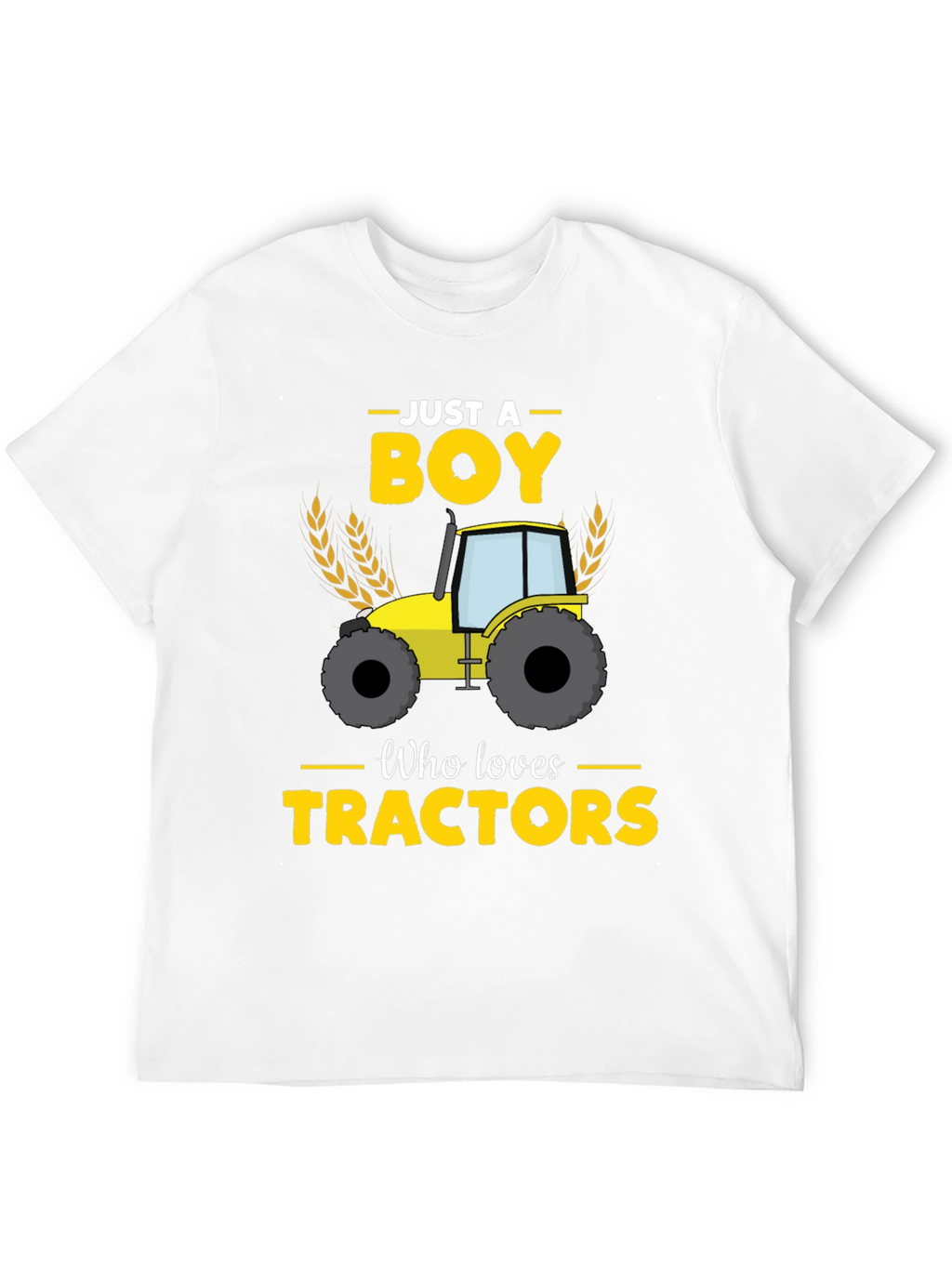 Boy Who Loves Tractors Graphic Tee