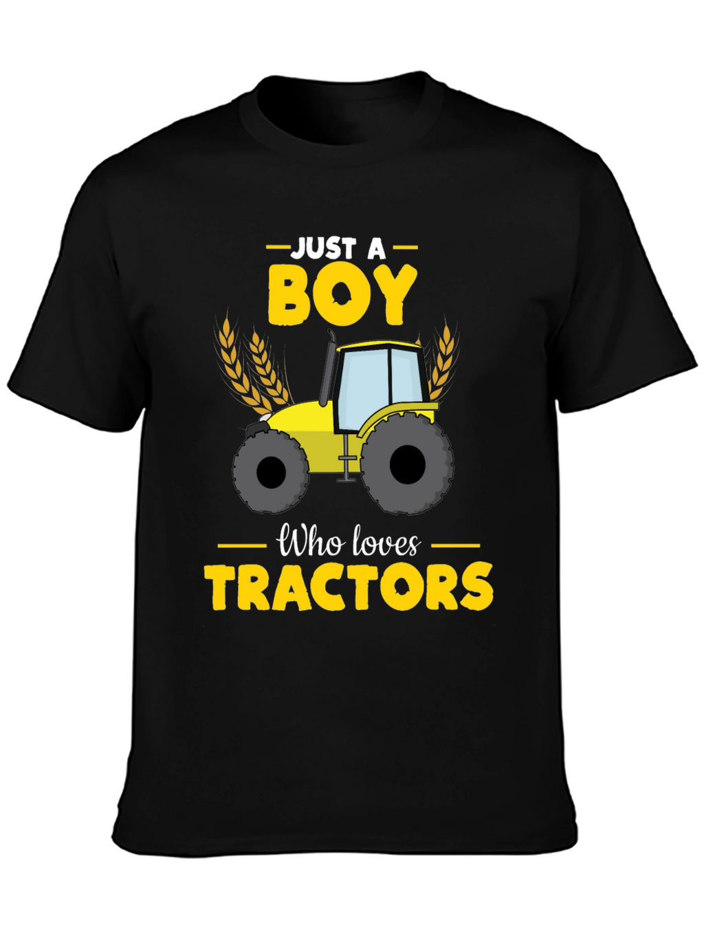 Boy Who Loves Tractors Graphic Tee
