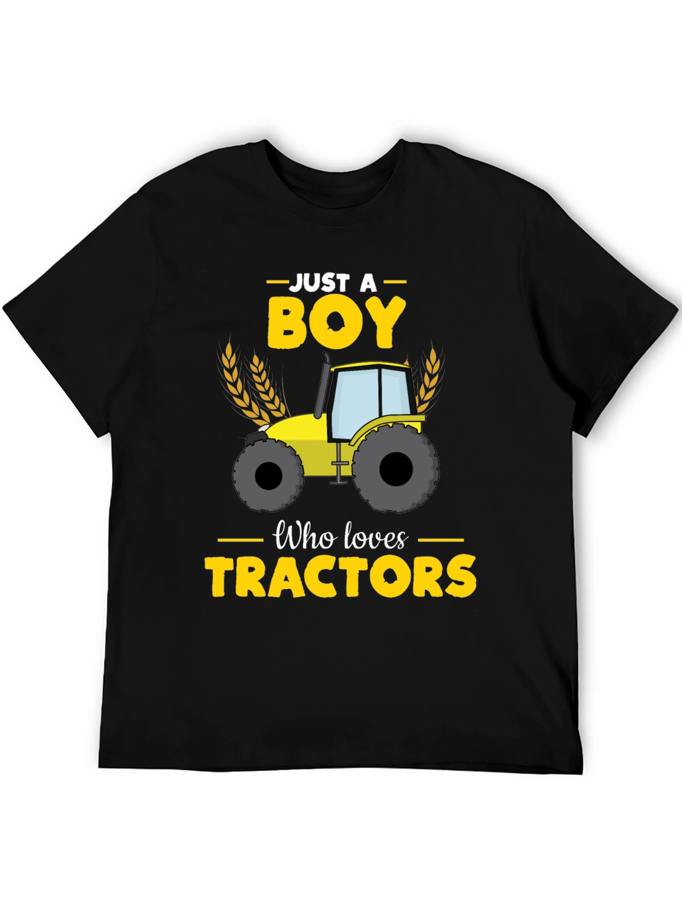 Boy Who Loves Tractors Graphic Tee