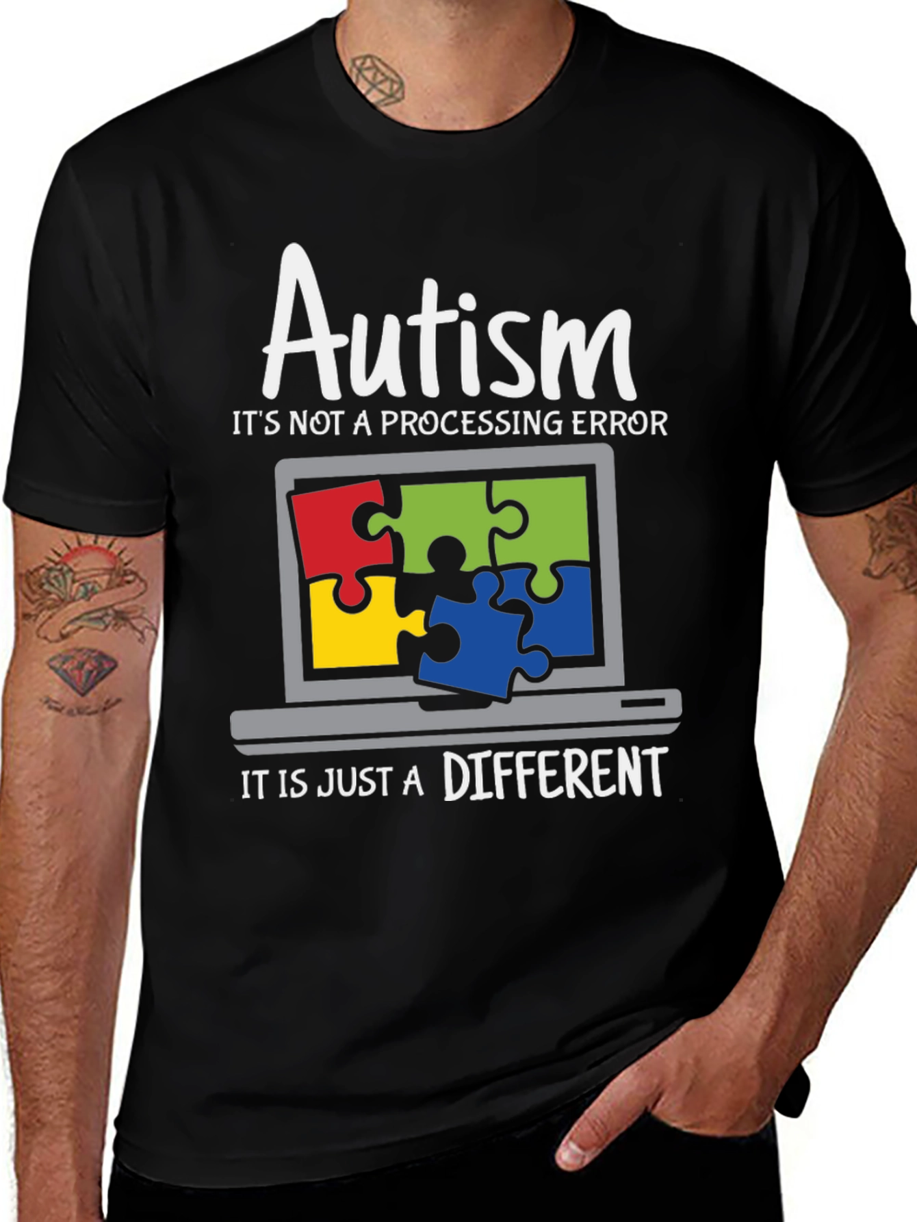 Autism Awareness Tee - Its a Different Kind of Awesome
