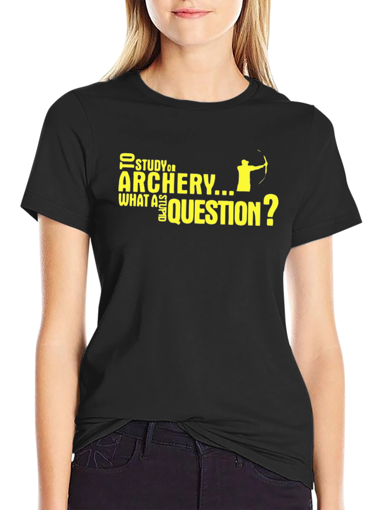Archery T-Shirt: Study or Archery? Funny Archer Gift Tee