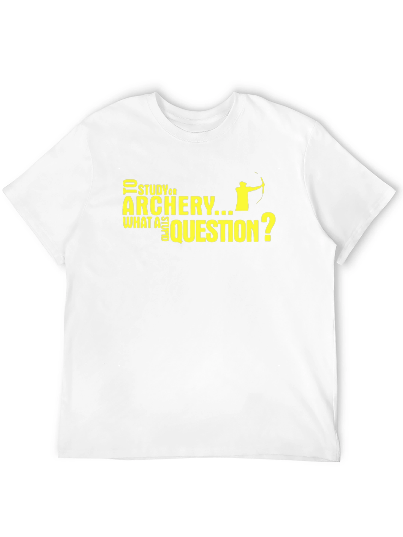 Archery T-Shirt: Study or Archery? Funny Archer Gift Tee