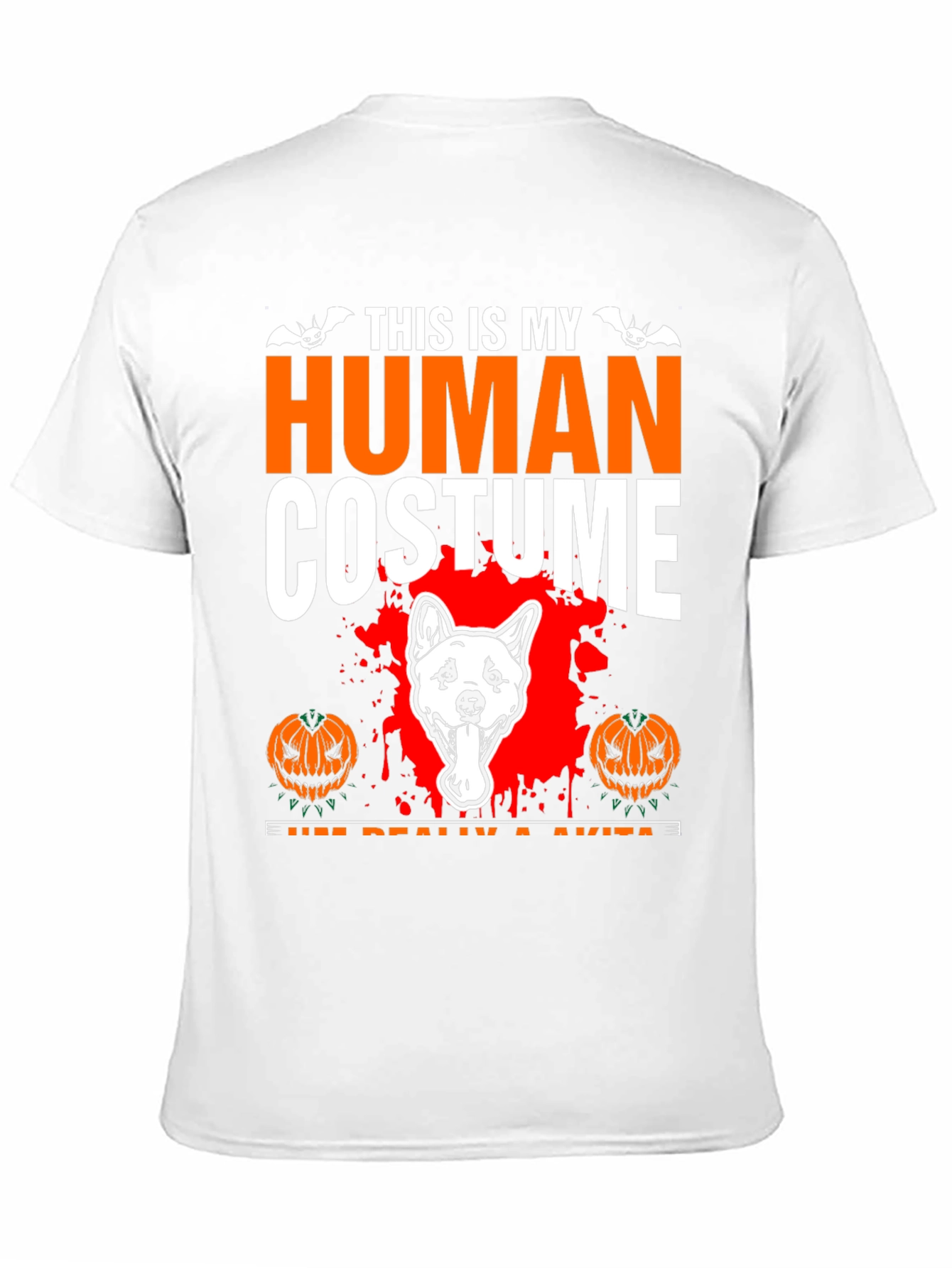 Akita Halloween Costume T-Shirt - Funny Dog Lover Tee