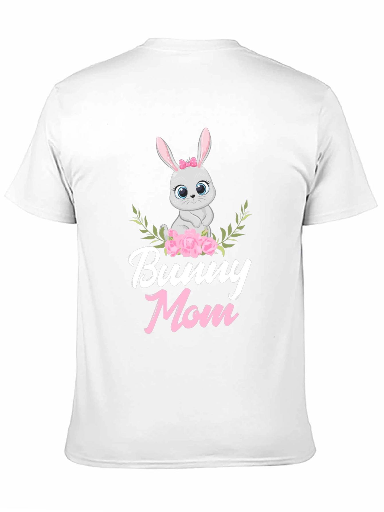 Bunny Mom Graphic T-Shirt - Cute Easter Tee