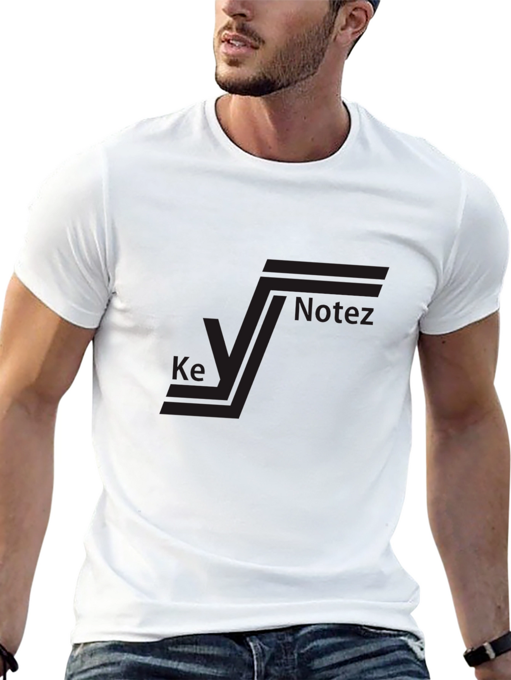 Black Graphic T-Shirt - Ke Notez