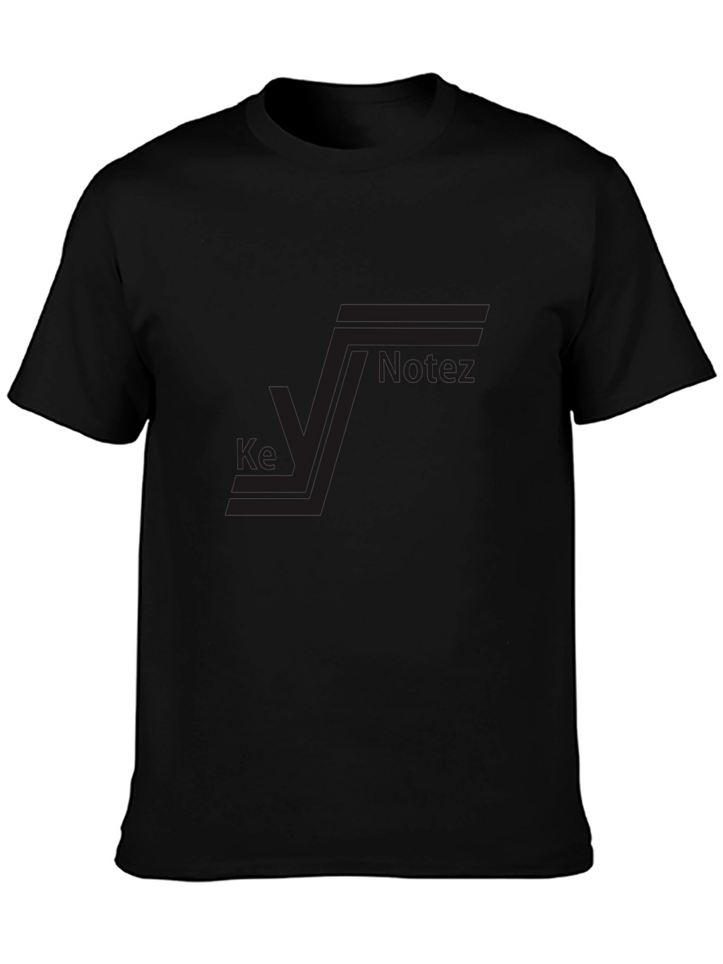 Black Graphic T-Shirt - Ke Notez