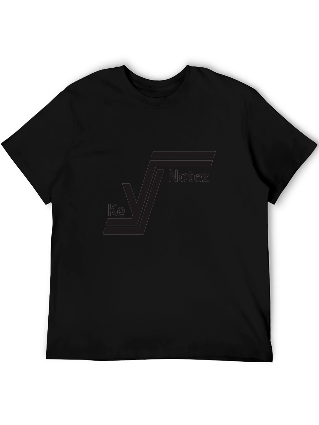 Black Graphic T-Shirt - Ke Notez