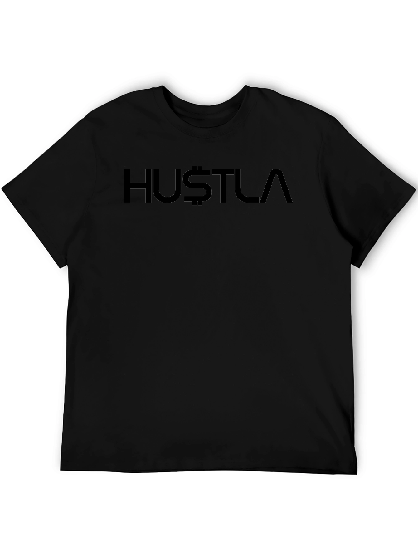 Black Hustla T-Shirt - Mens Fashion Tee