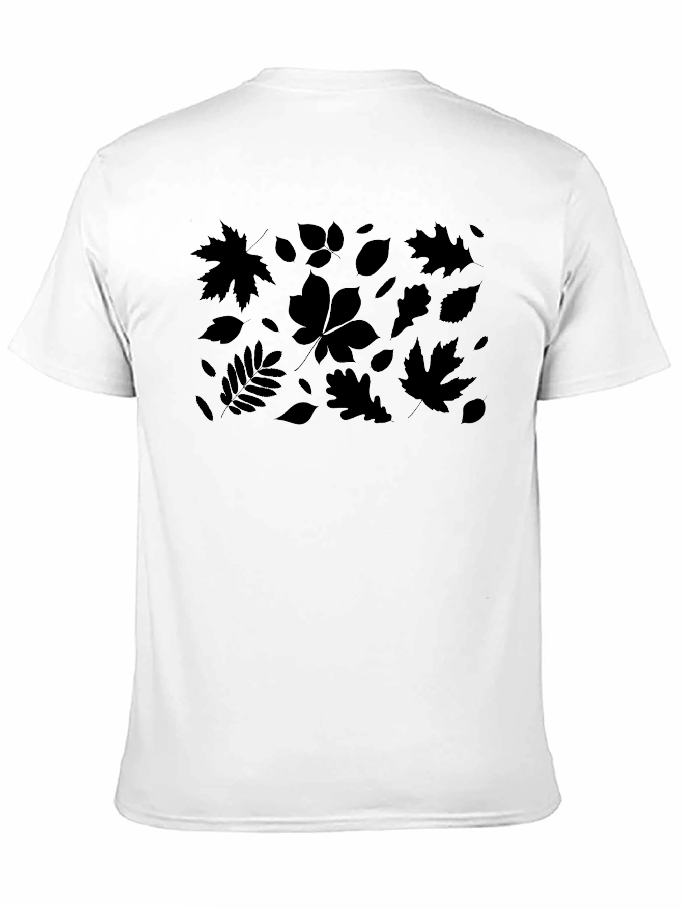 Autumn Leaves Graphic Tee - Black