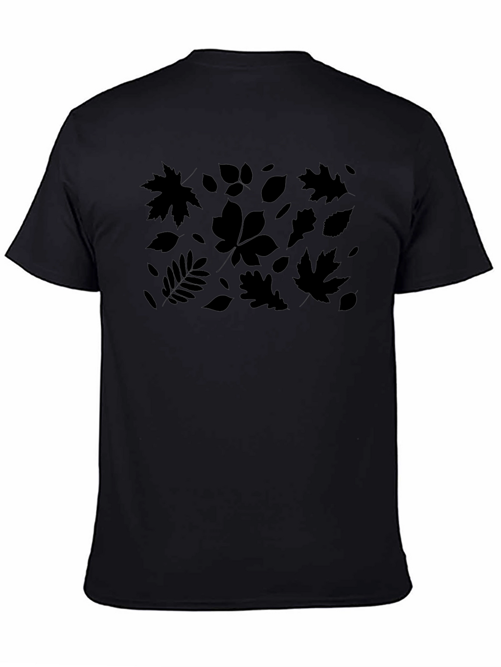 Autumn Leaves Graphic Tee - Black