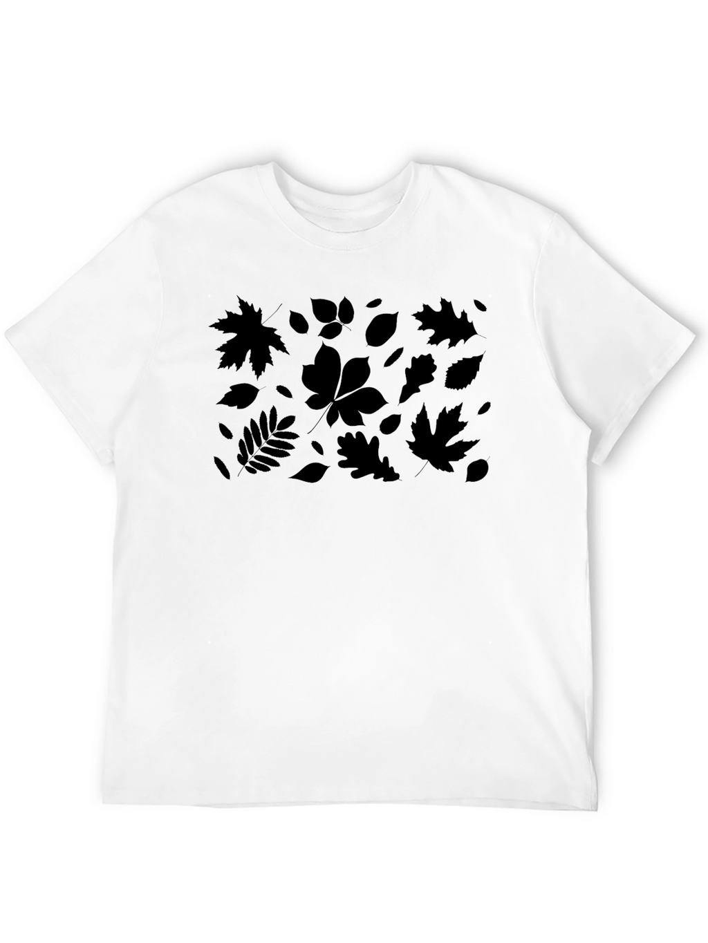 Autumn Leaves Graphic Tee - Black