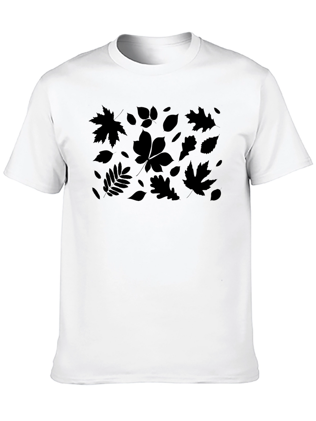 Autumn Leaves Graphic Tee - Black
