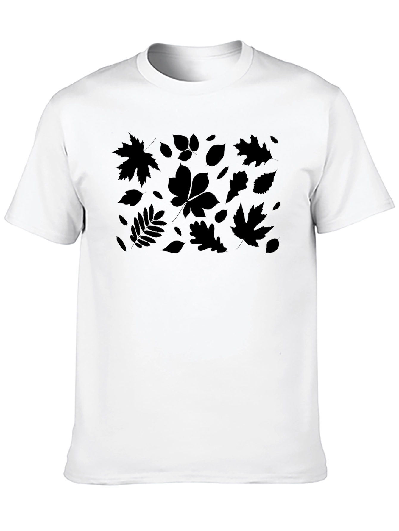 Autumn Leaves Graphic Tee - Black