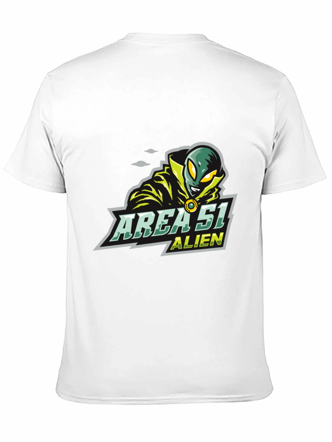 Area 51 Alien Graphic T-Shirt - Black Tee