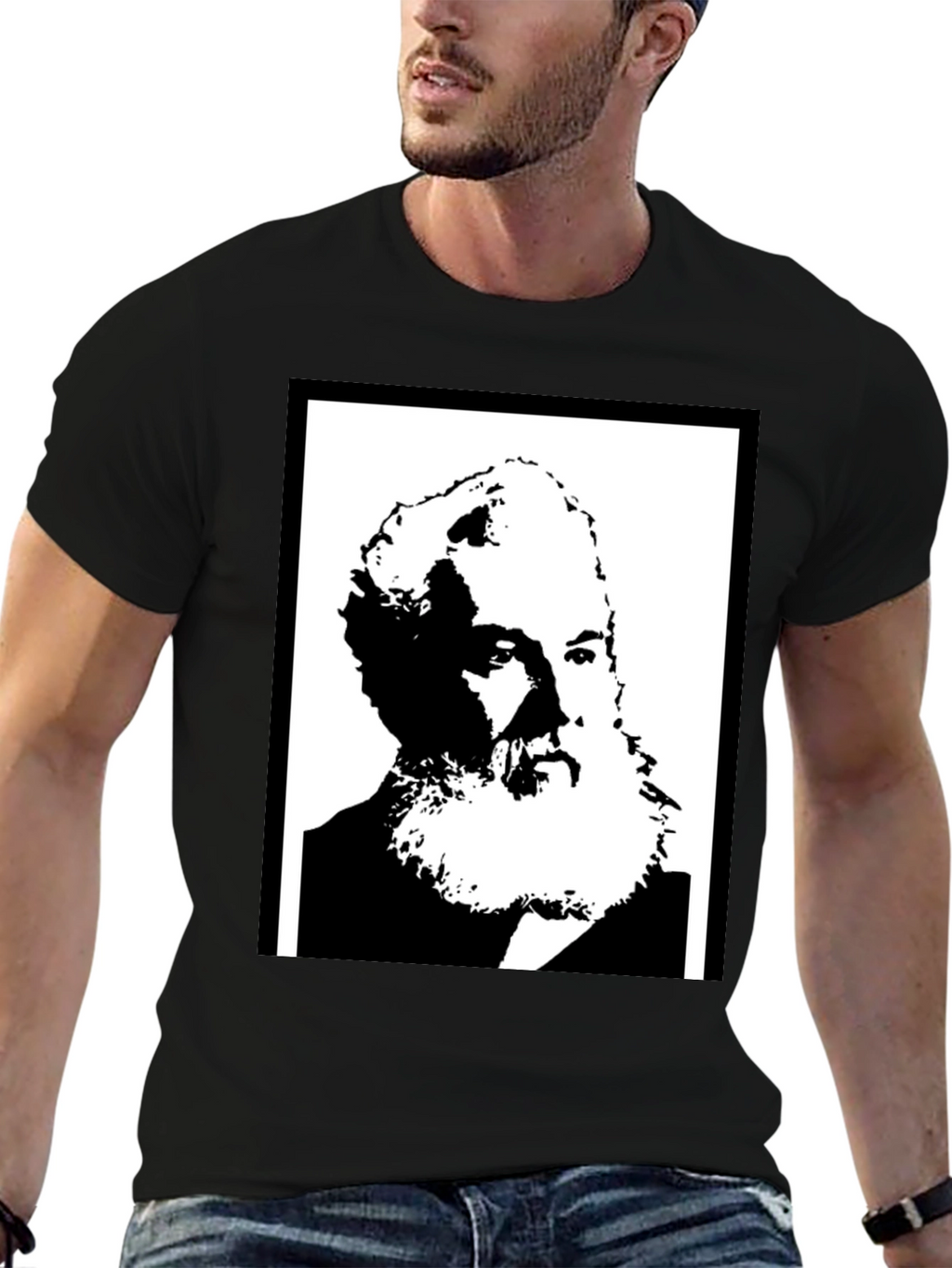 Alexander Graham Bell T-Shirt - Black