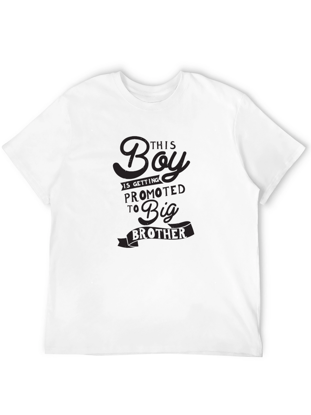 Big Brother to Be T-Shirt - Black