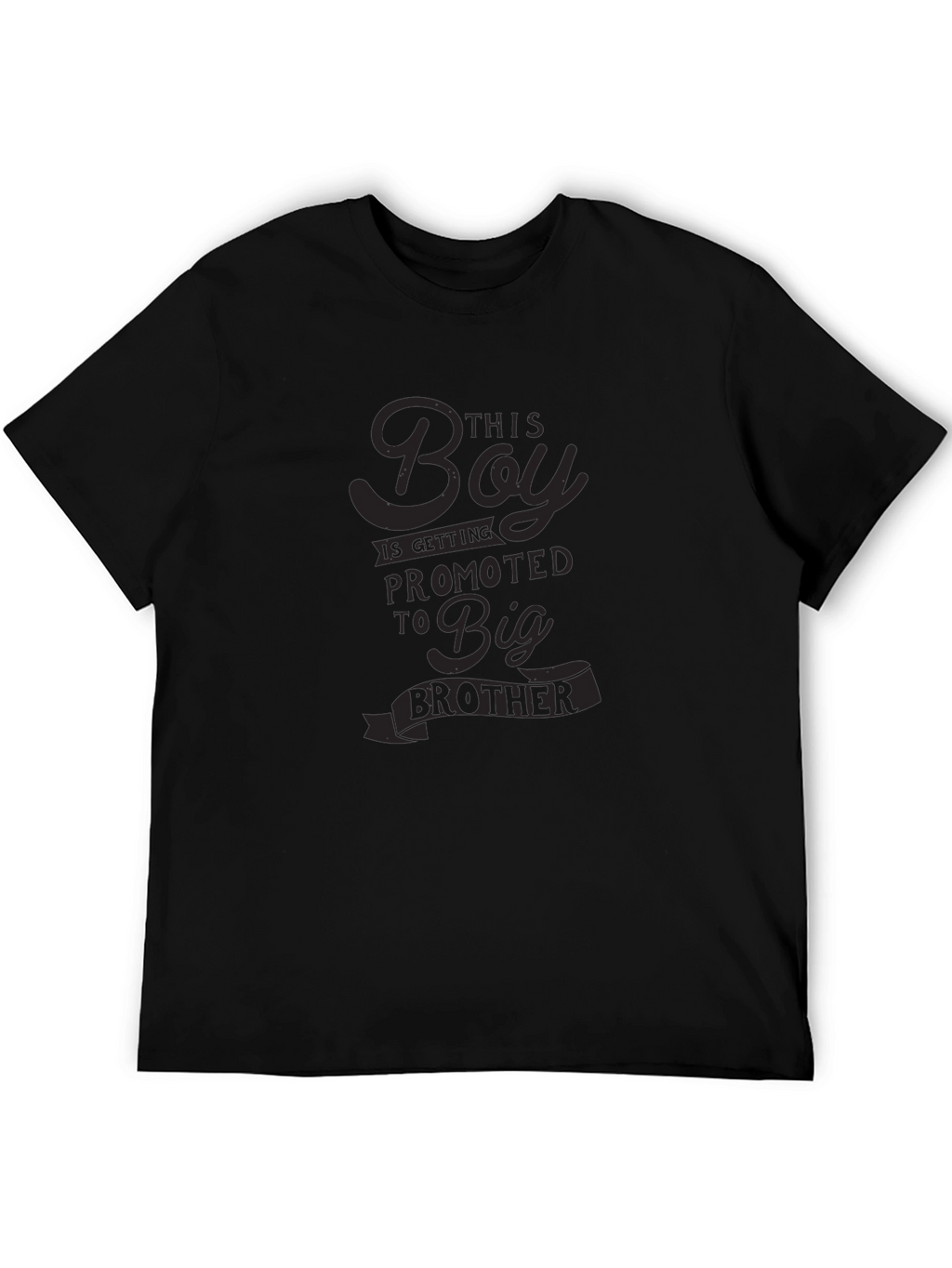 Big Brother to Be T-Shirt - Black