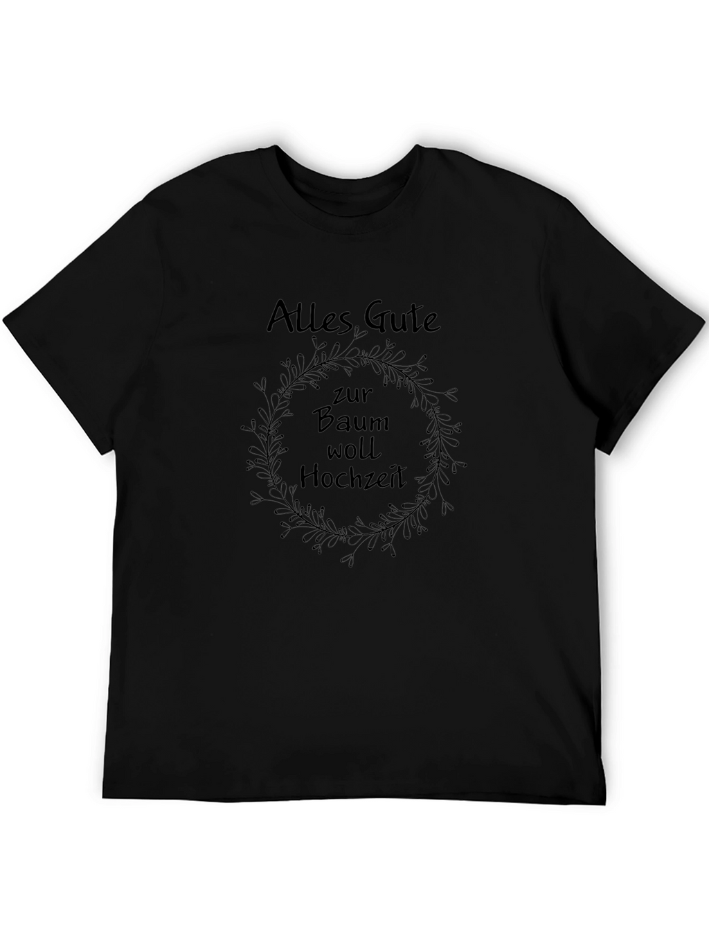 Alles Gute zur Baumwoll Hochzeit T-Shirt