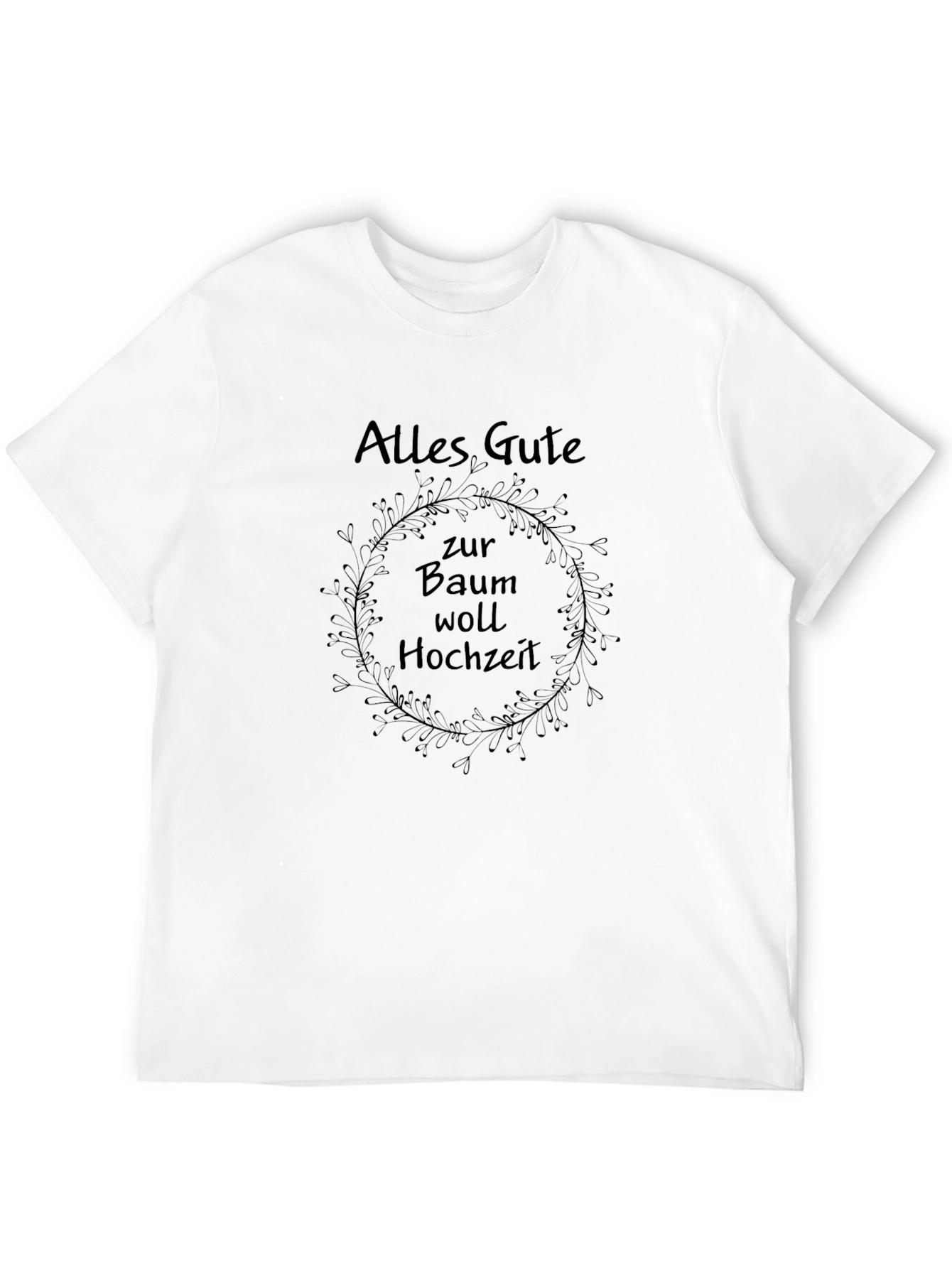 Alles Gute zur Baumwoll Hochzeit T-Shirt