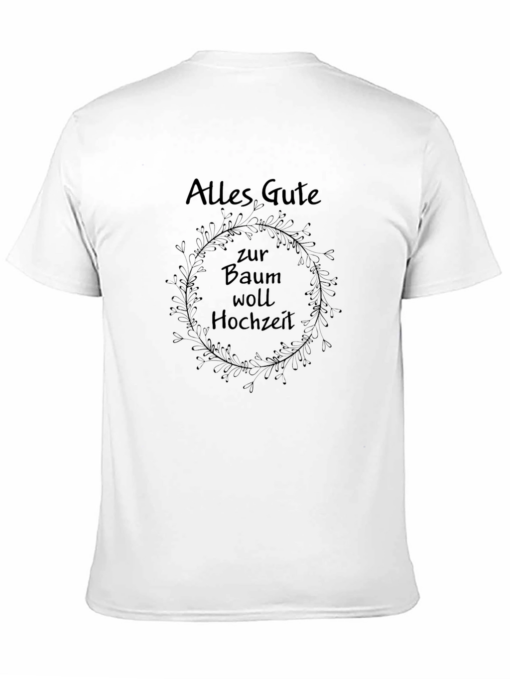 Alles Gute zur Baumwoll Hochzeit T-Shirt