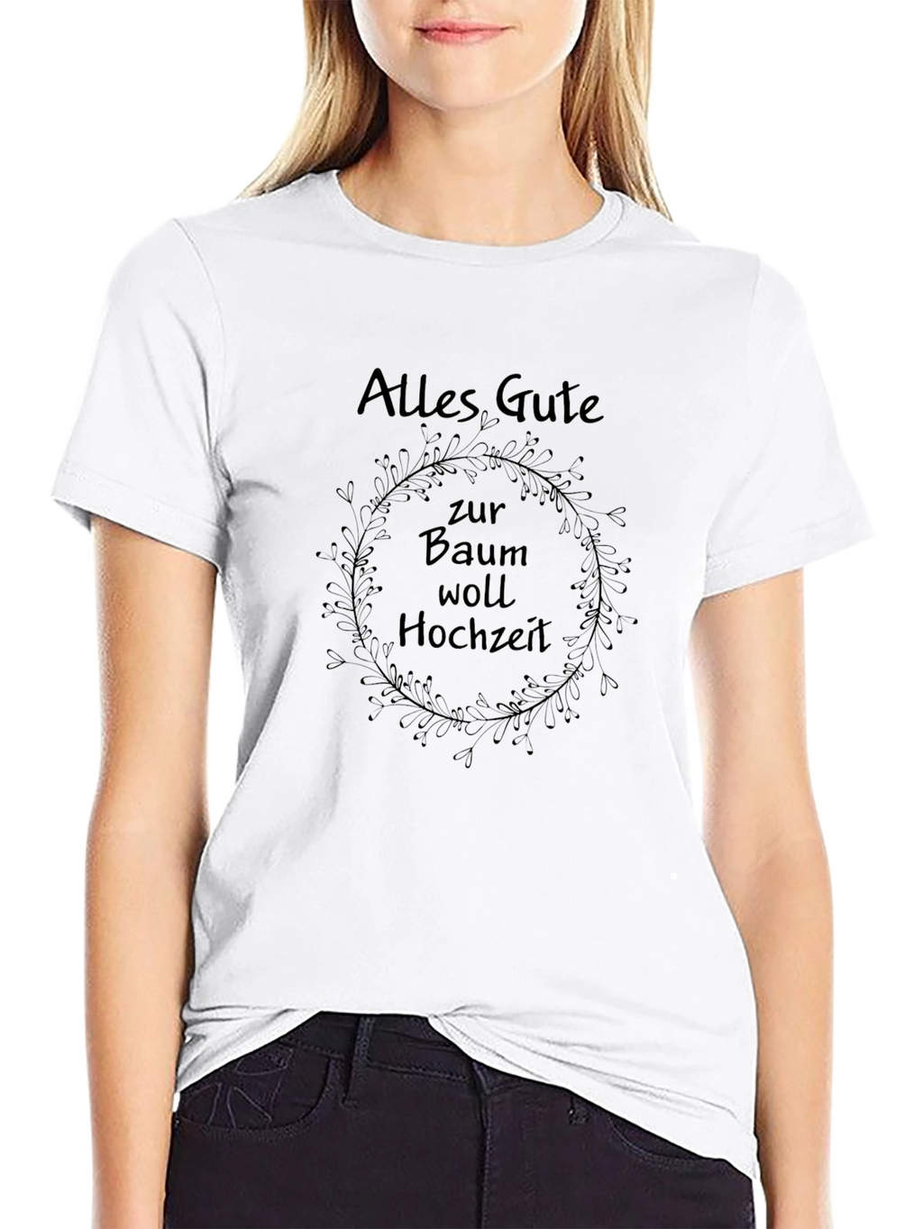 Alles Gute zur Baumwoll Hochzeit T-Shirt