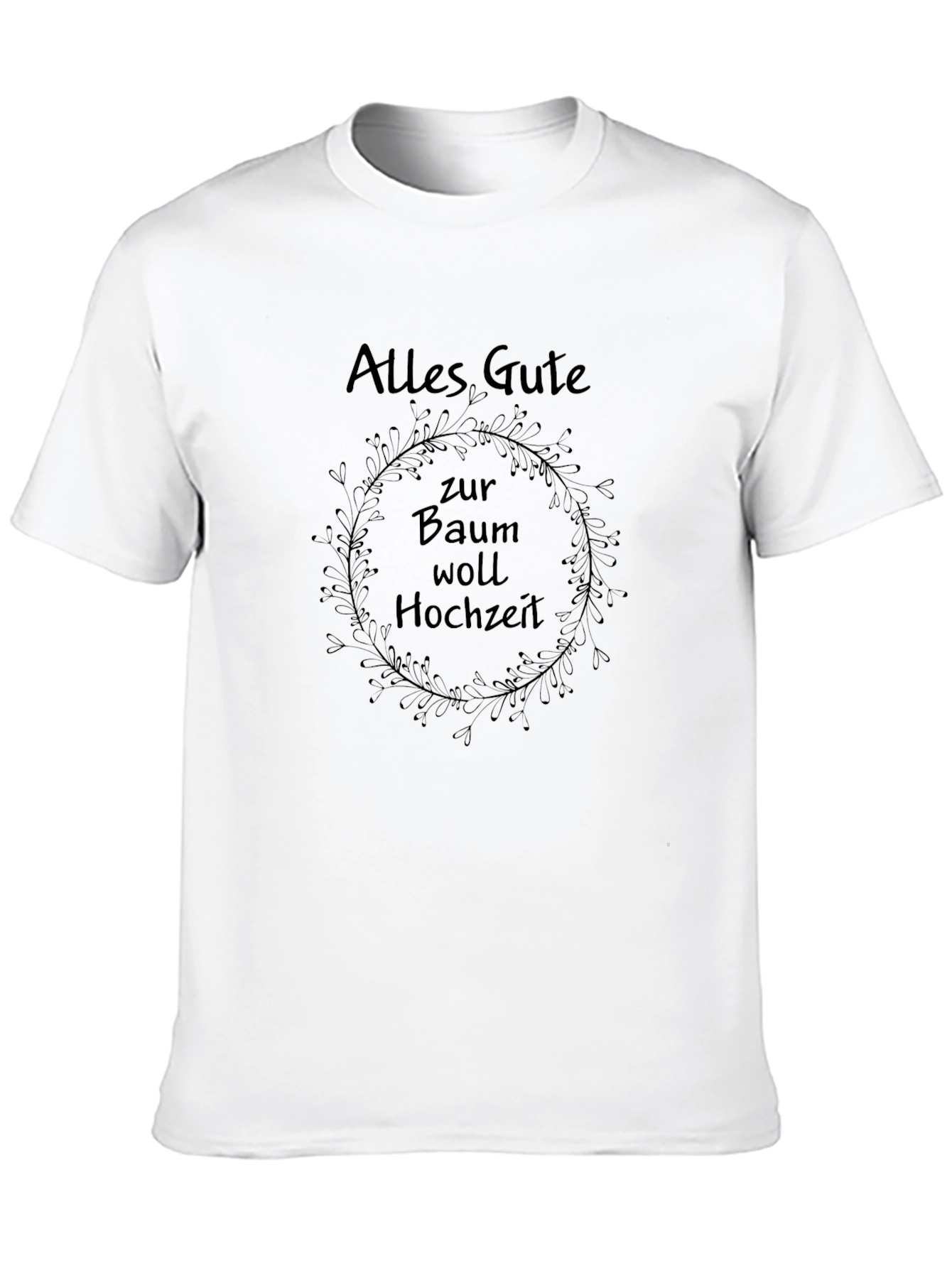 Alles Gute zur Baumwoll Hochzeit T-Shirt