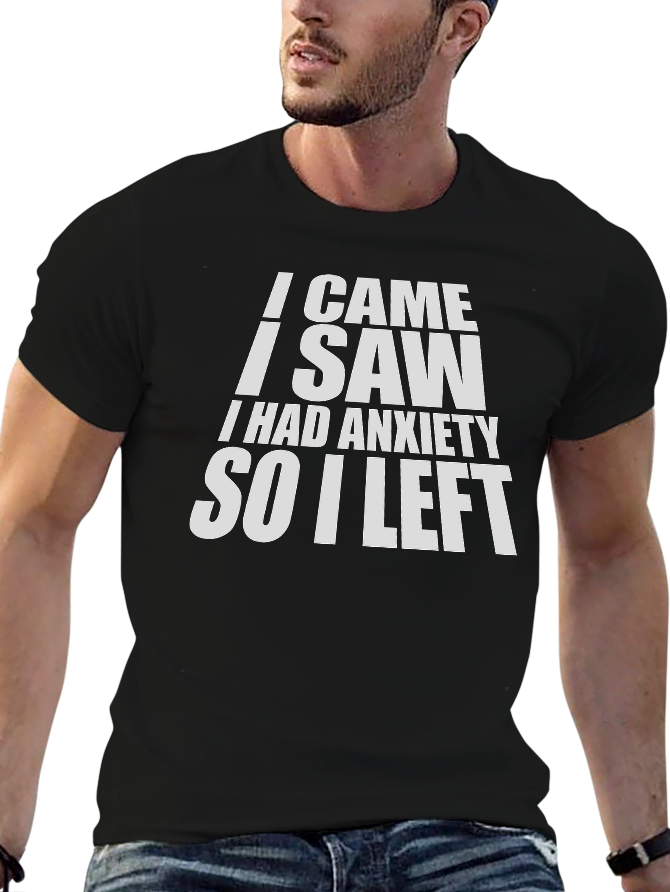 Anxiety Humor Graphic T-Shirt
