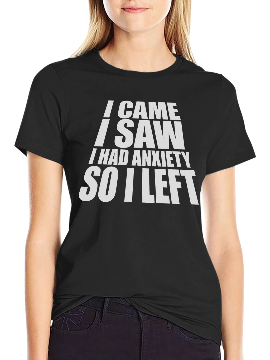 Anxiety Humor Graphic T-Shirt