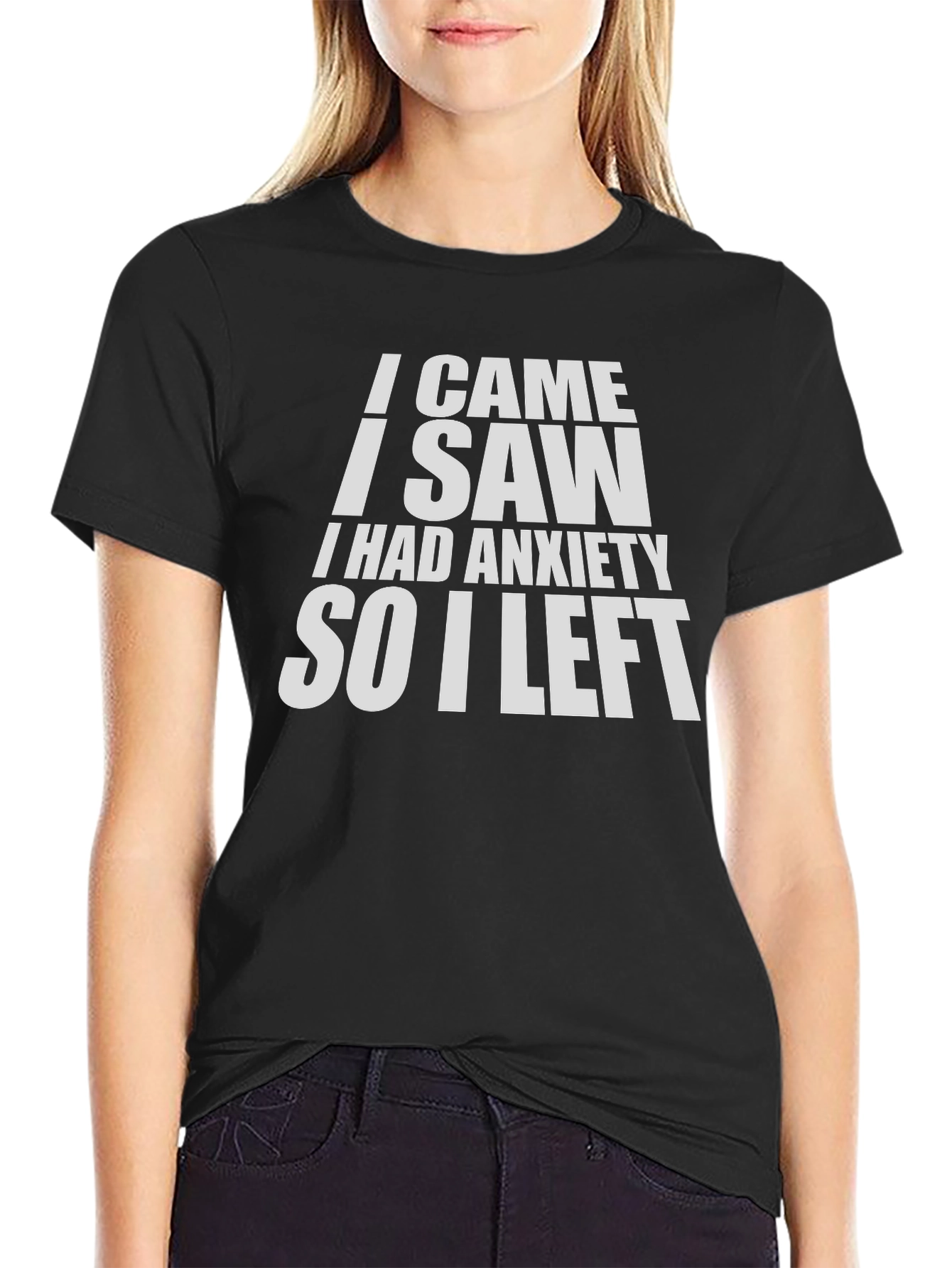 Anxiety Humor Graphic T-Shirt