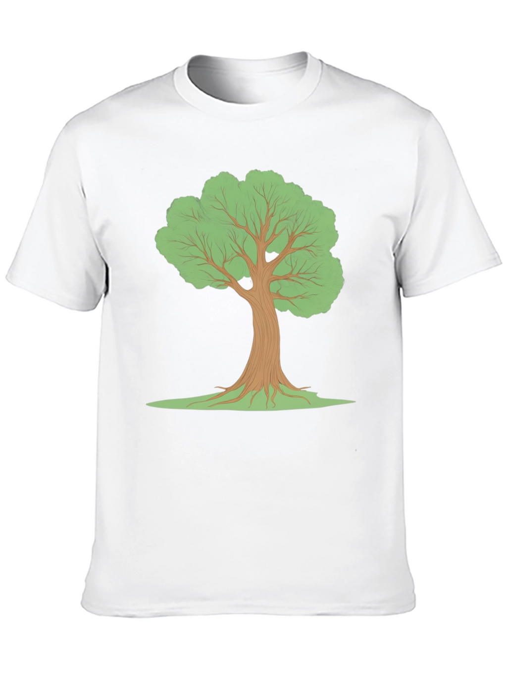 Black T-Shirt with Tree Graphic