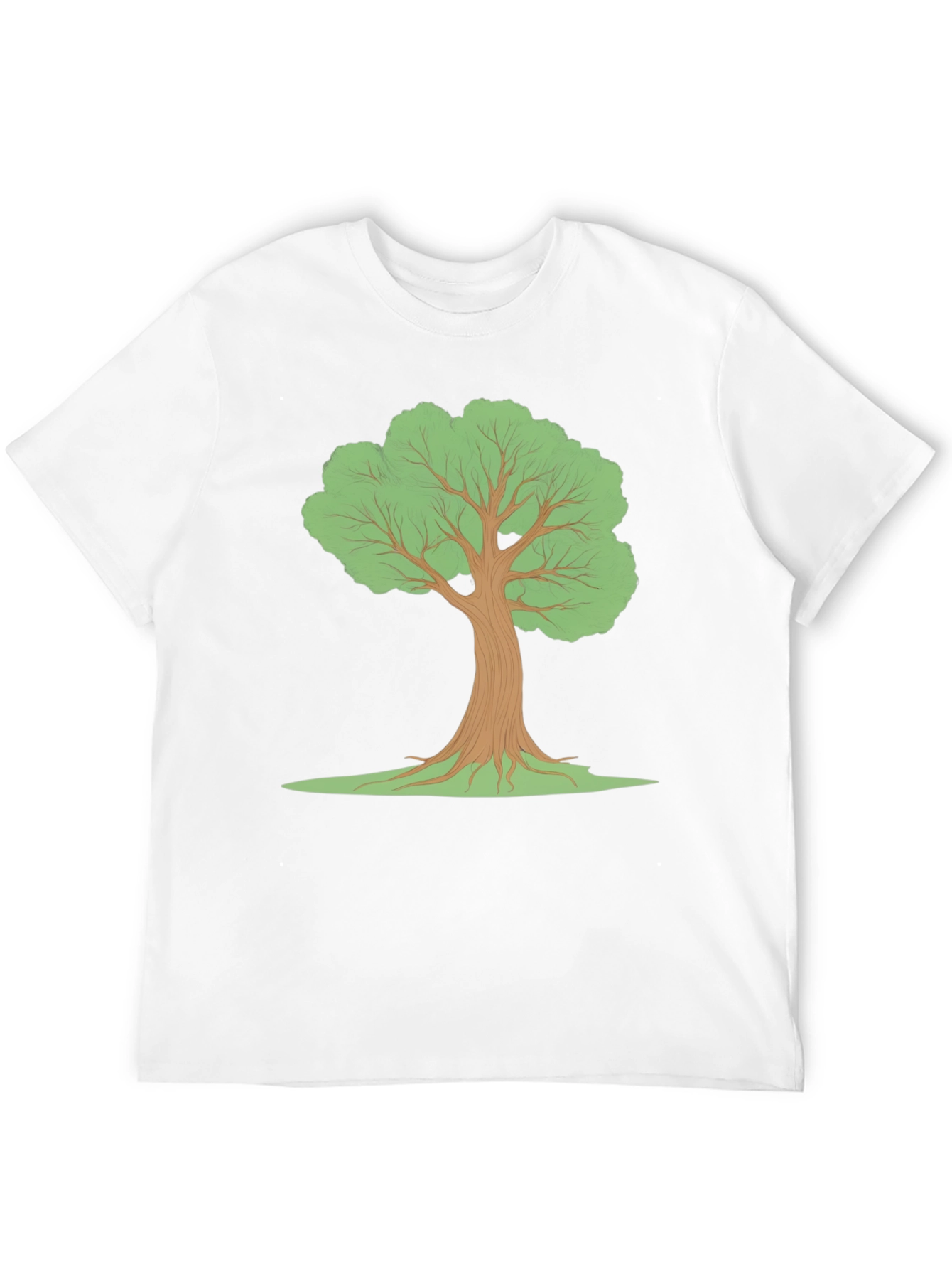 Black T-Shirt with Tree Graphic