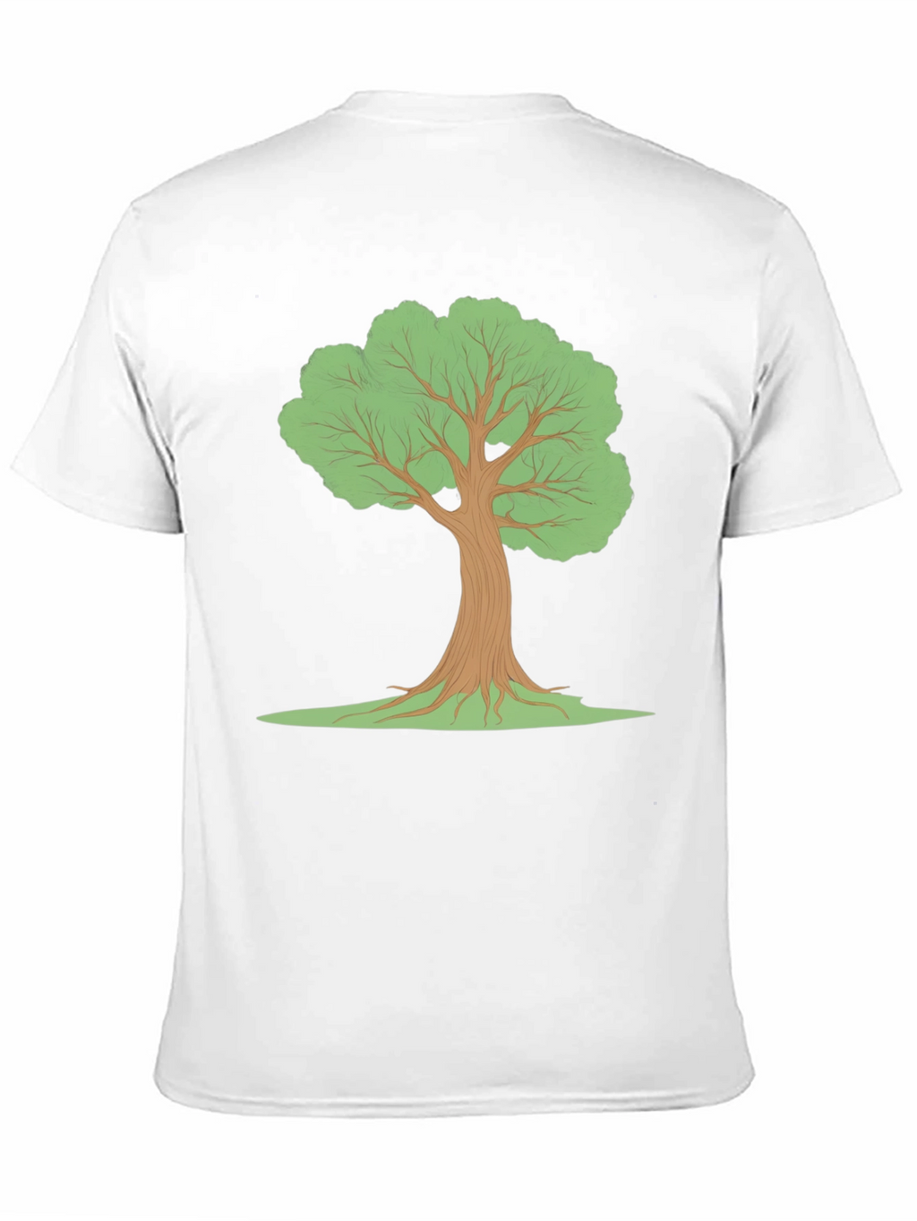 Black T-Shirt with Tree Graphic