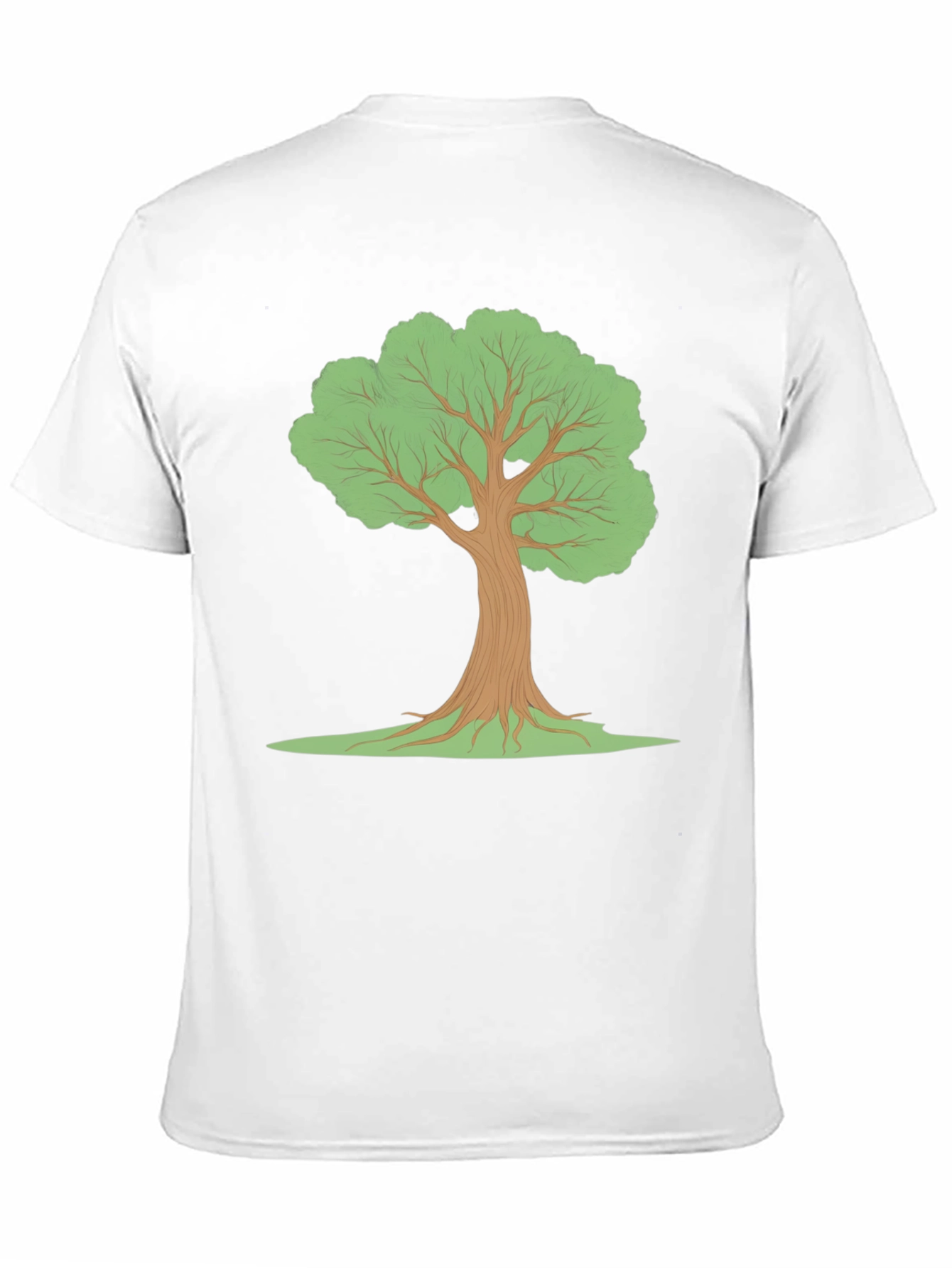Black T-Shirt with Tree Graphic