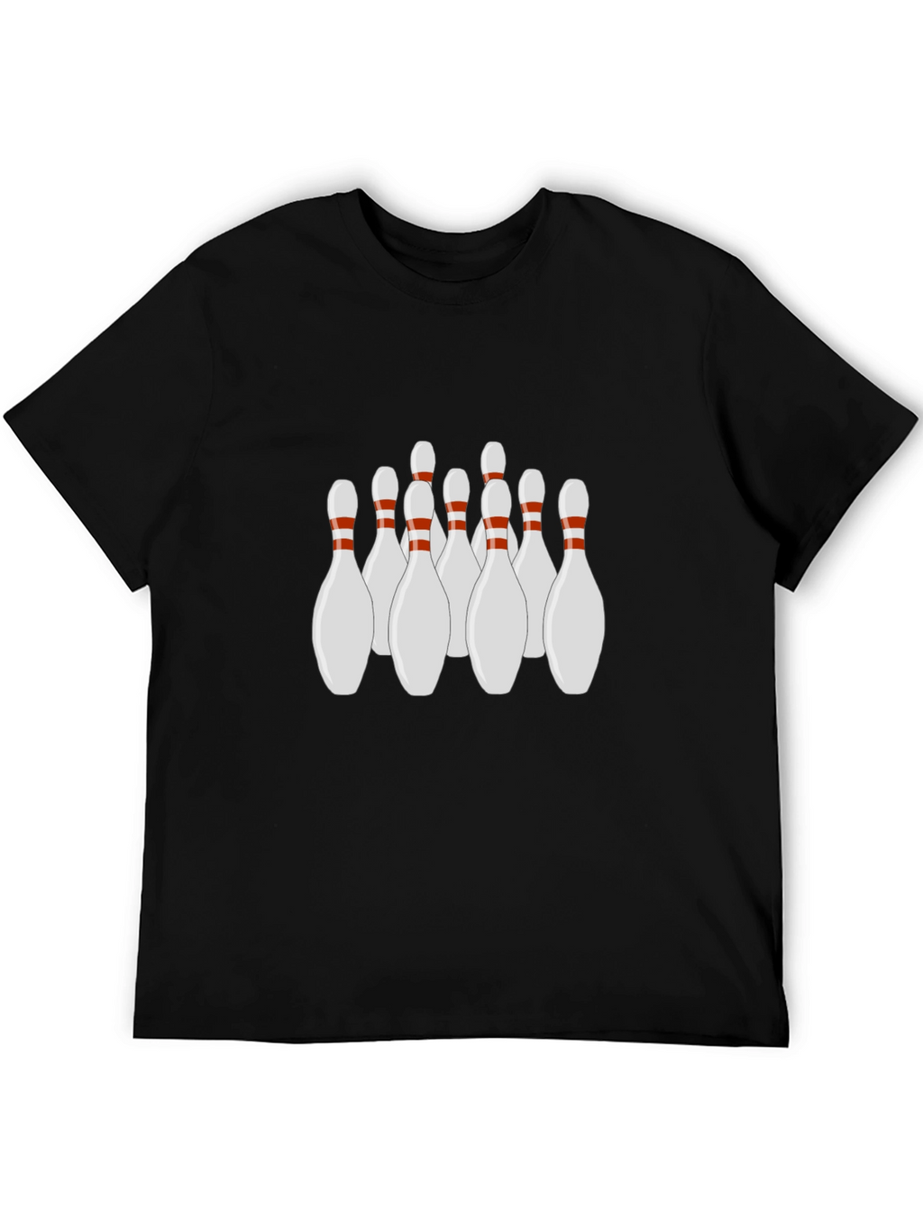Bowling Pins Graphic T-Shirt - Strike Style!
