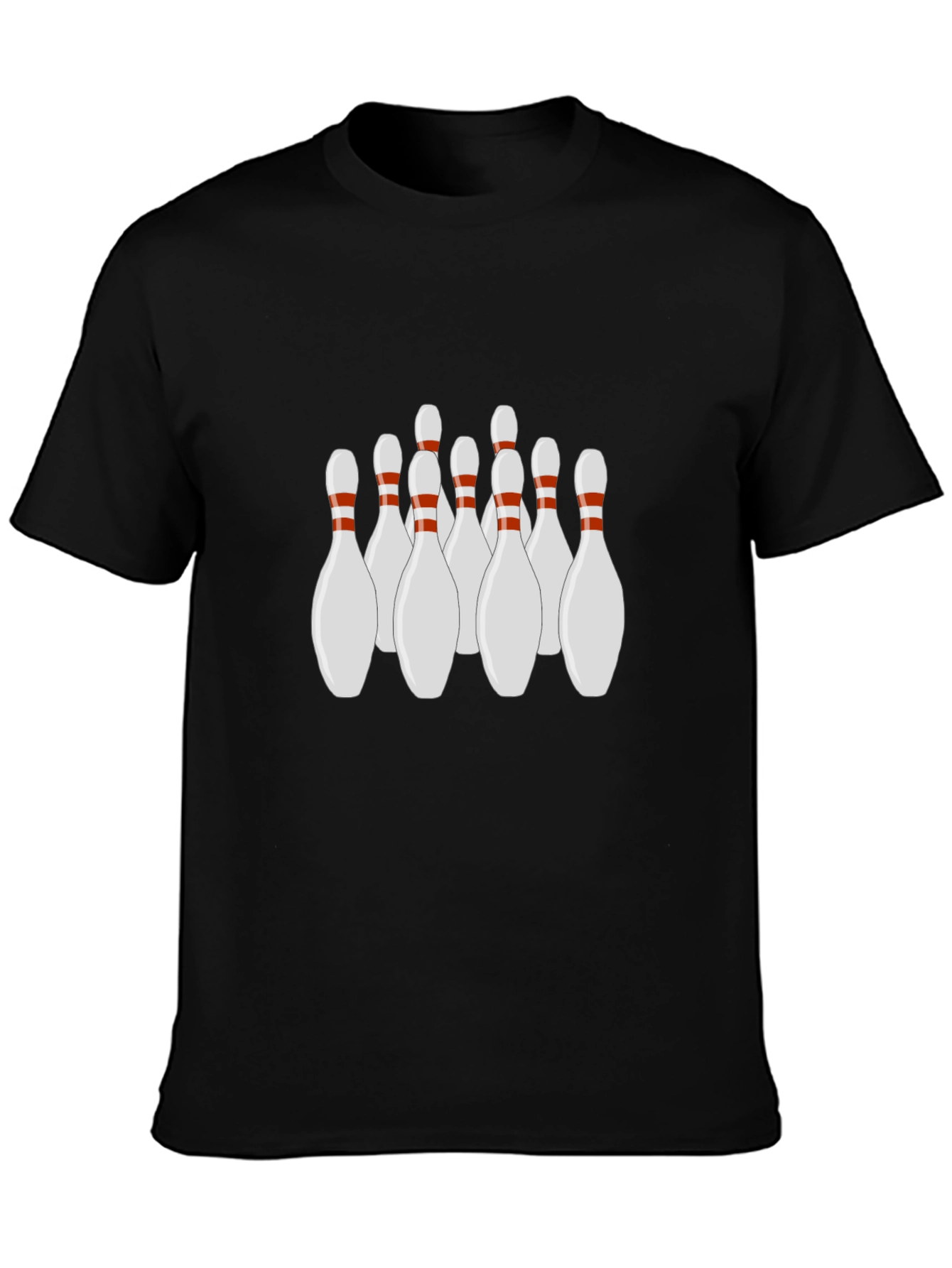 Bowling Pins Graphic T-Shirt - Strike Style!