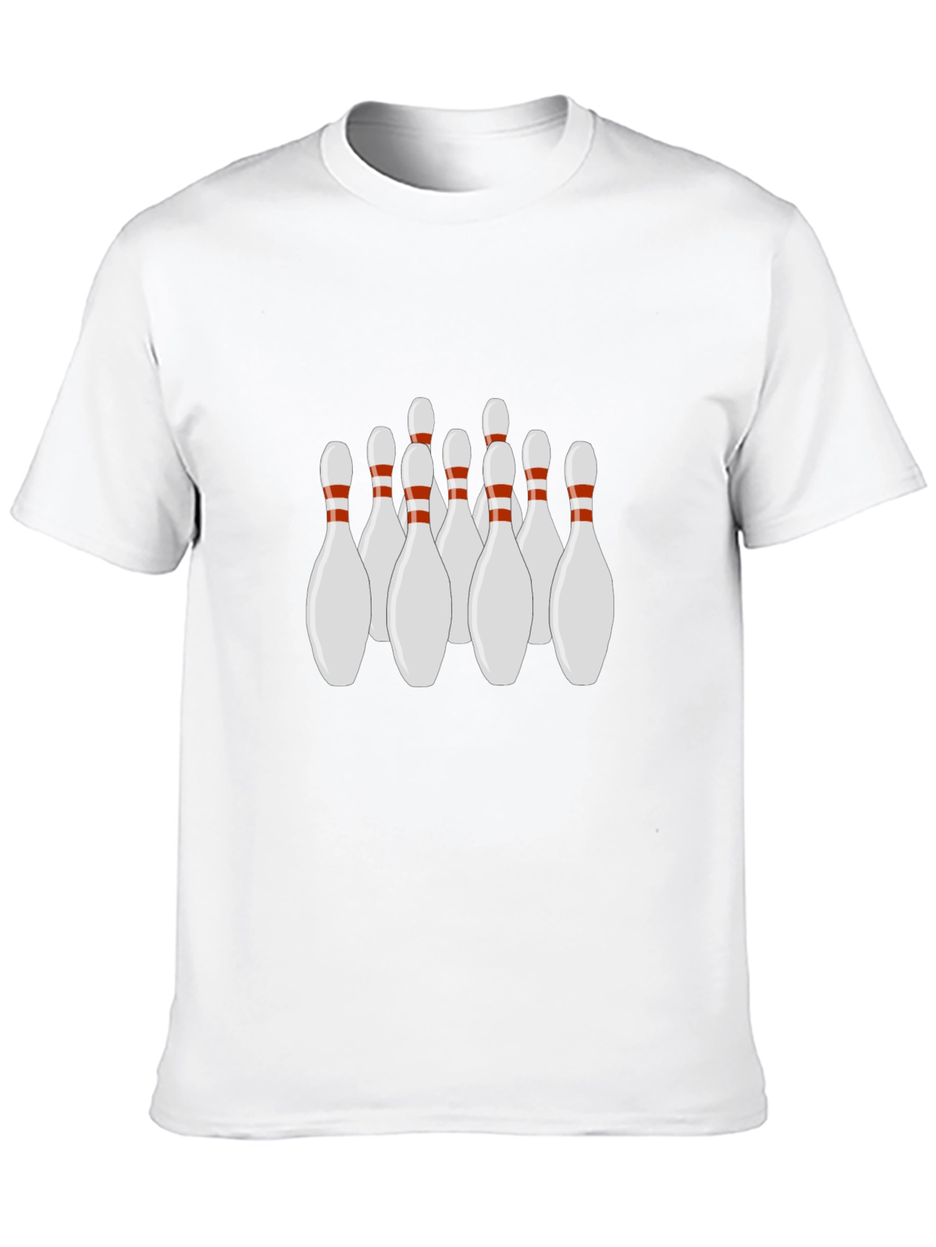 Bowling Pins Graphic T-Shirt - Strike Style!