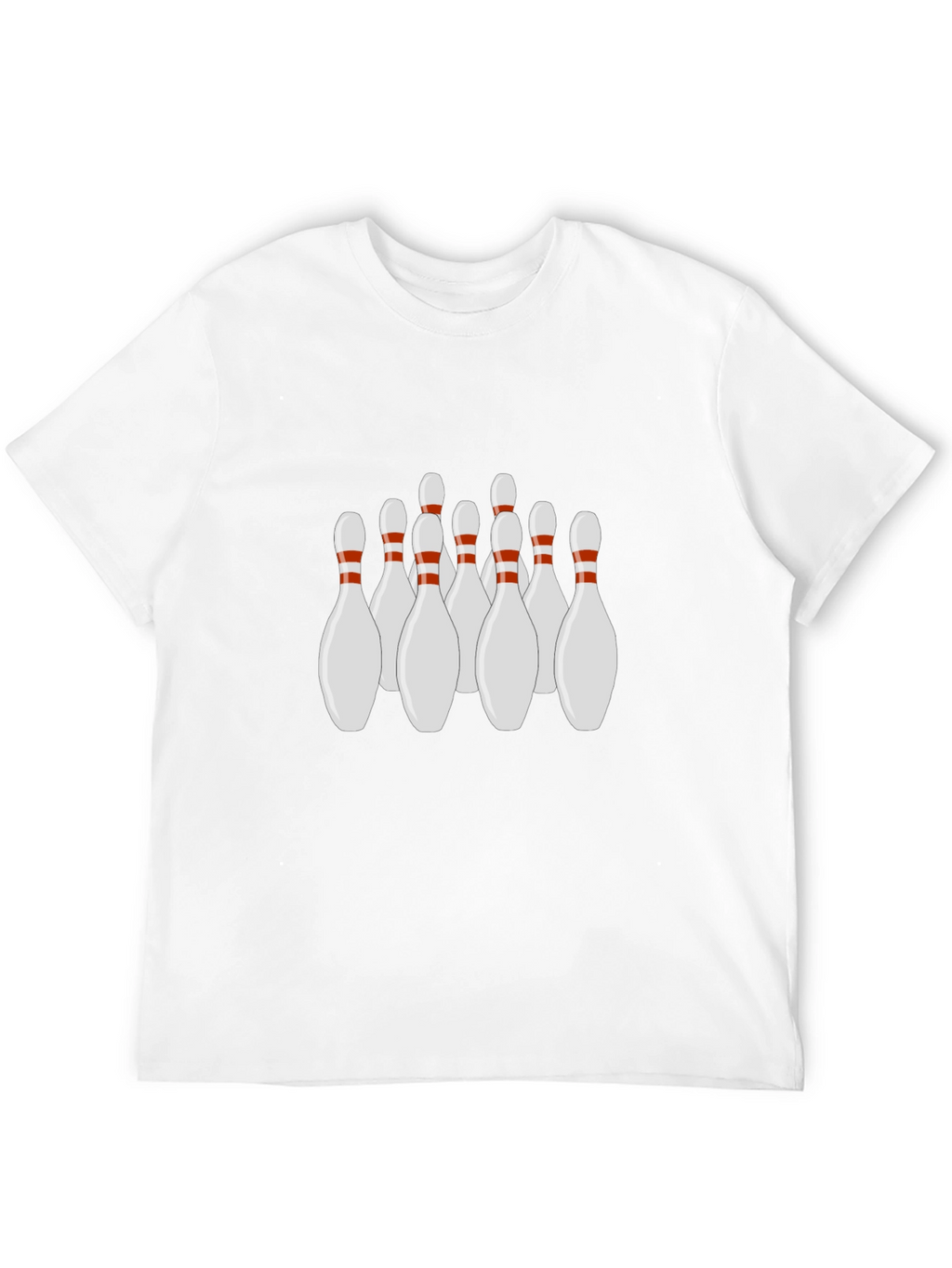 Bowling Pins Graphic T-Shirt - Strike Style!