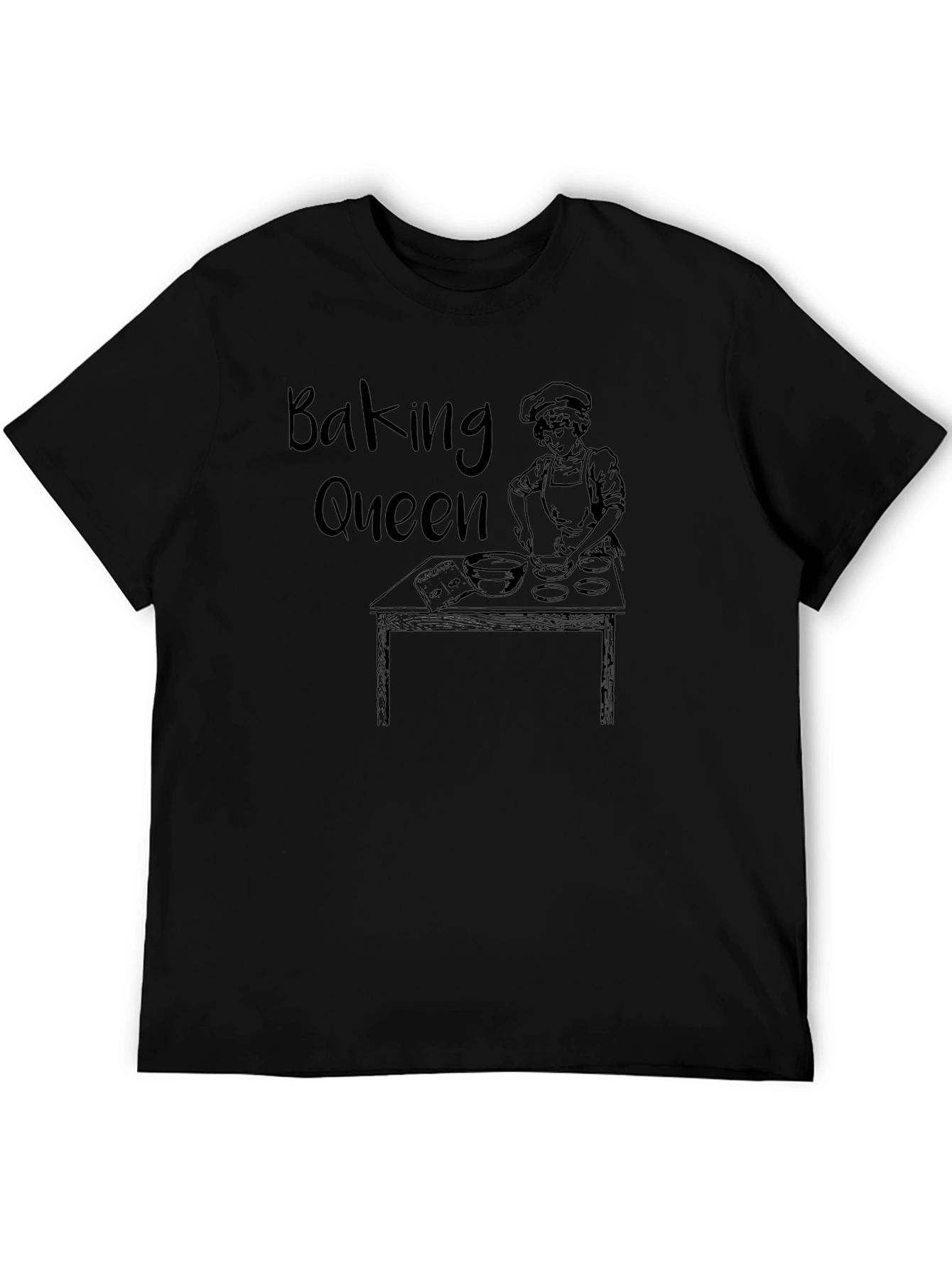 Baking Queen Black T-Shirt