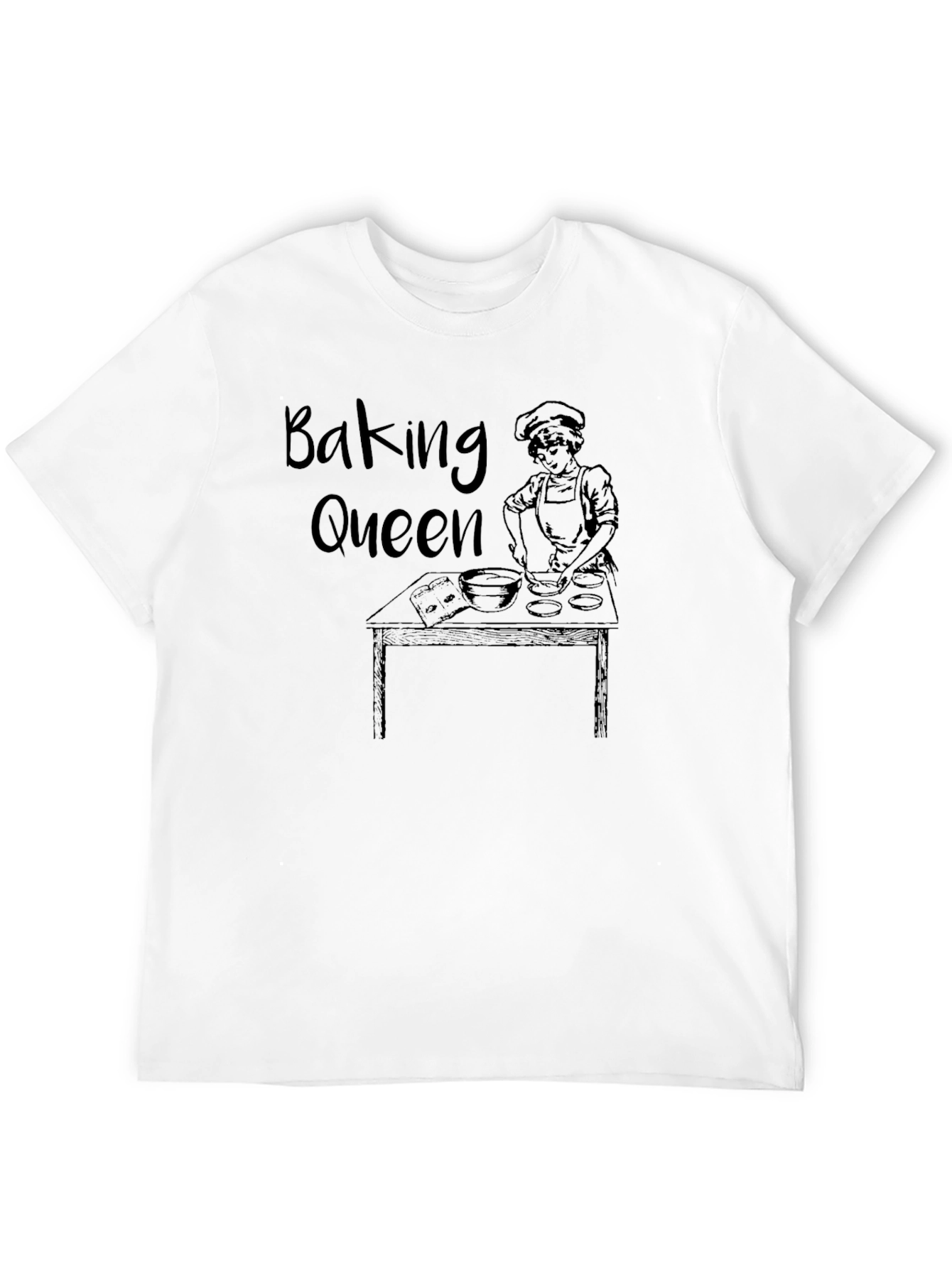 Baking Queen Black T-Shirt