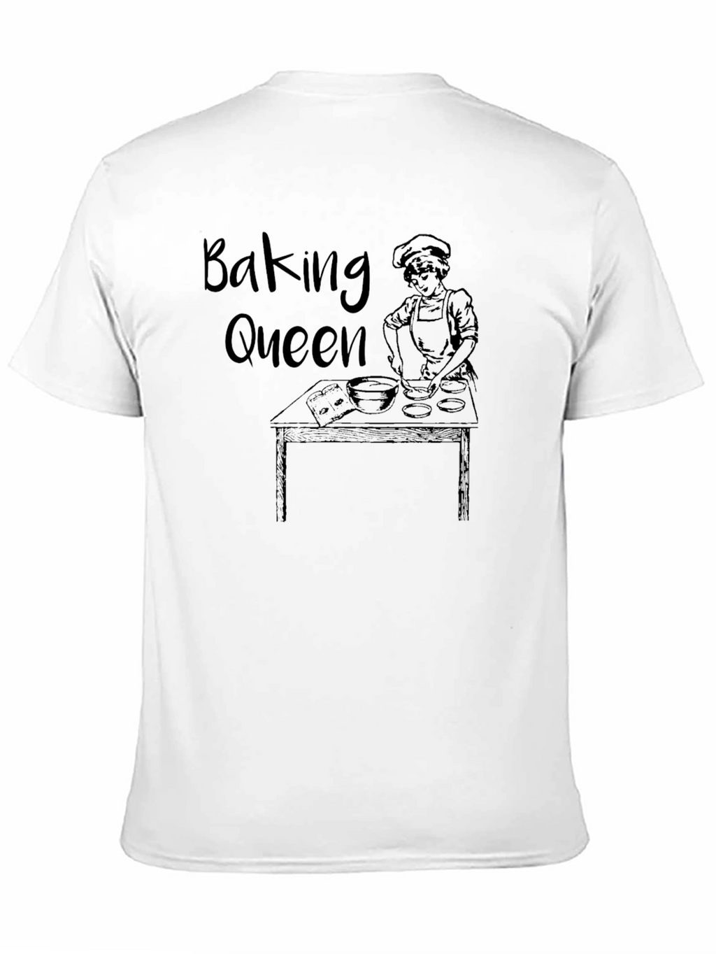 Baking Queen Black T-Shirt