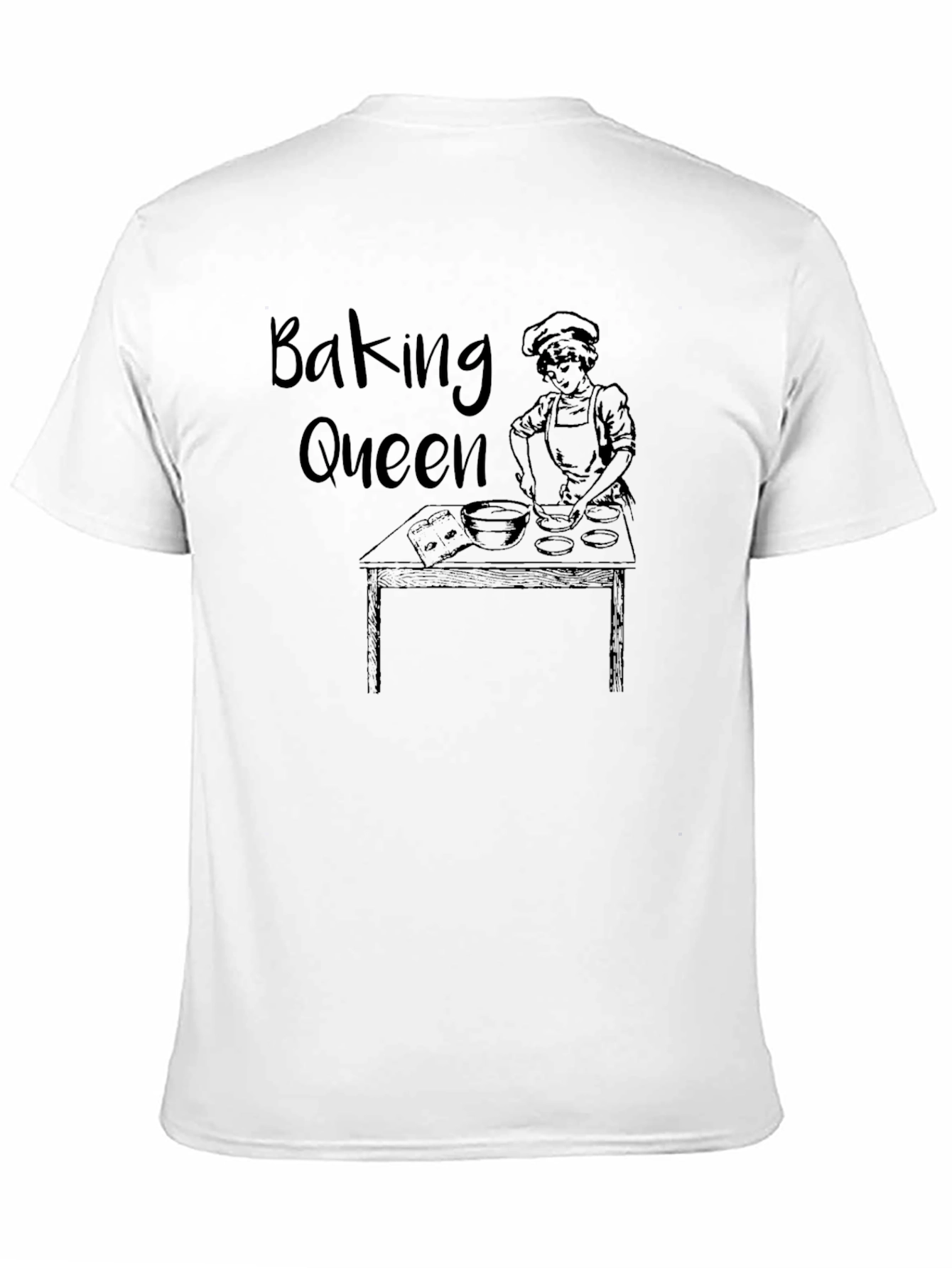 Baking Queen Black T-Shirt