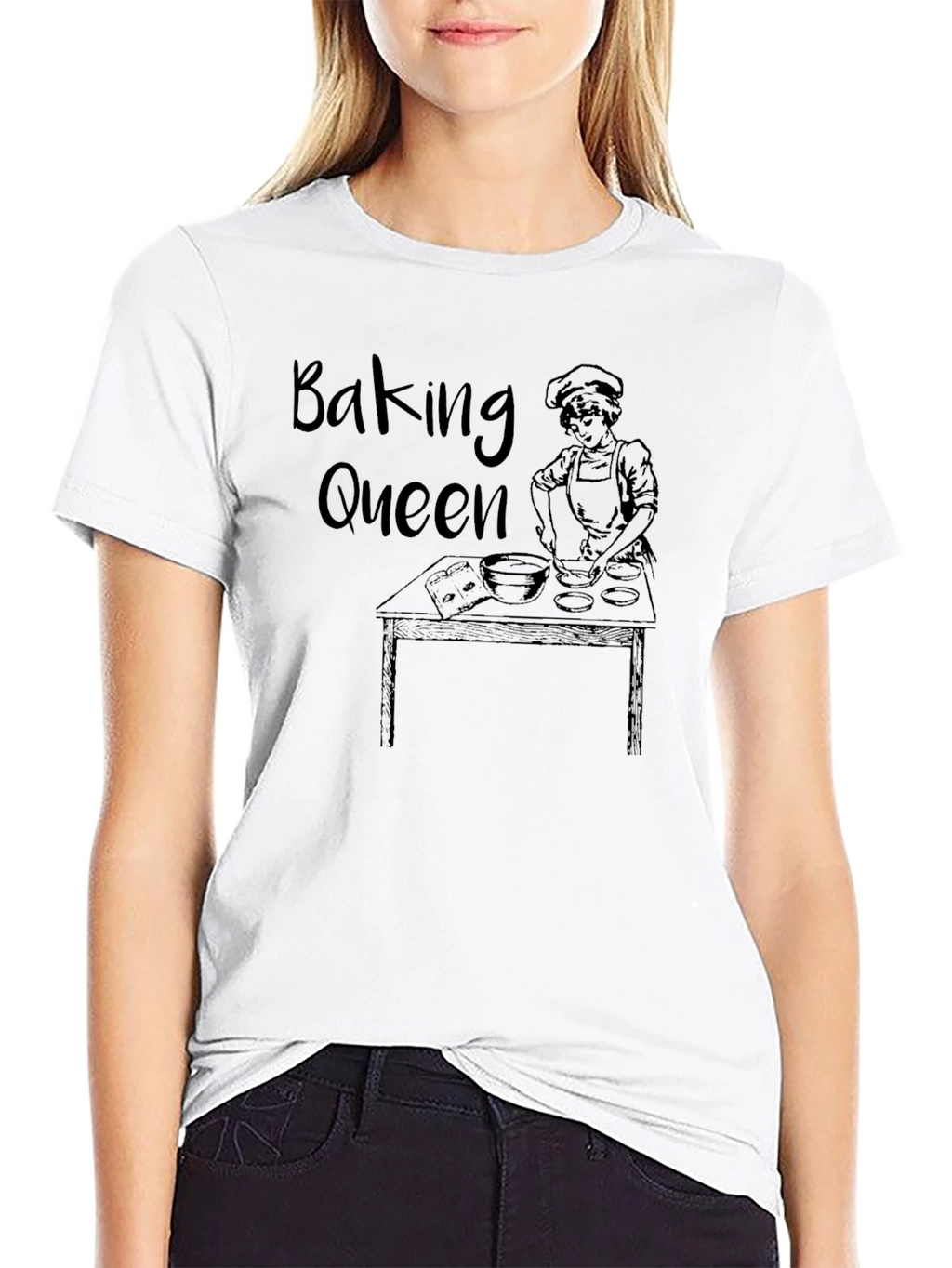Baking Queen Black T-Shirt