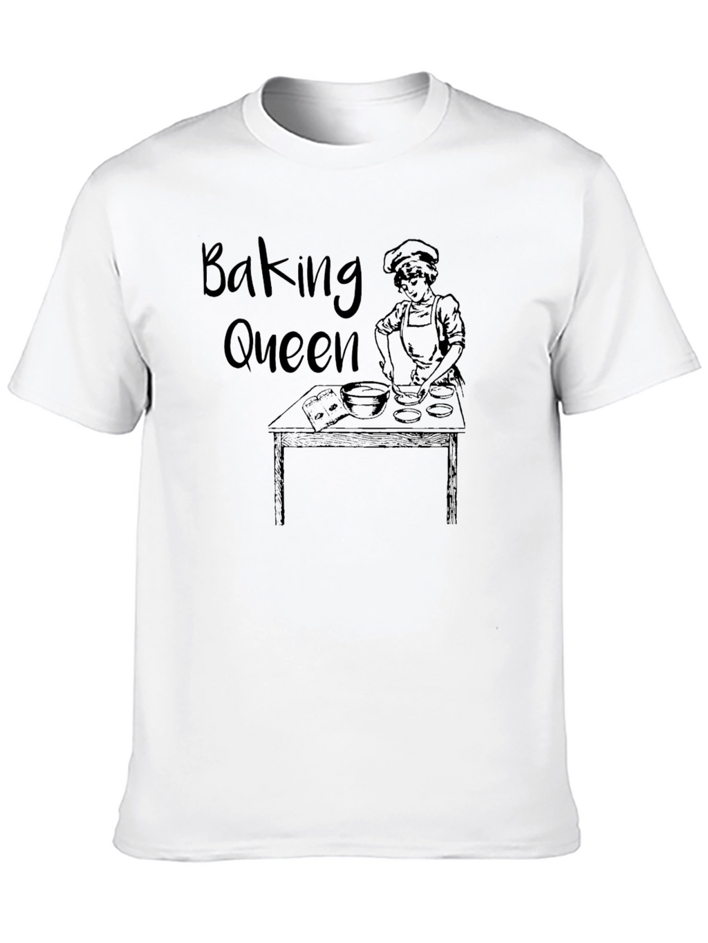 Baking Queen Black T-Shirt
