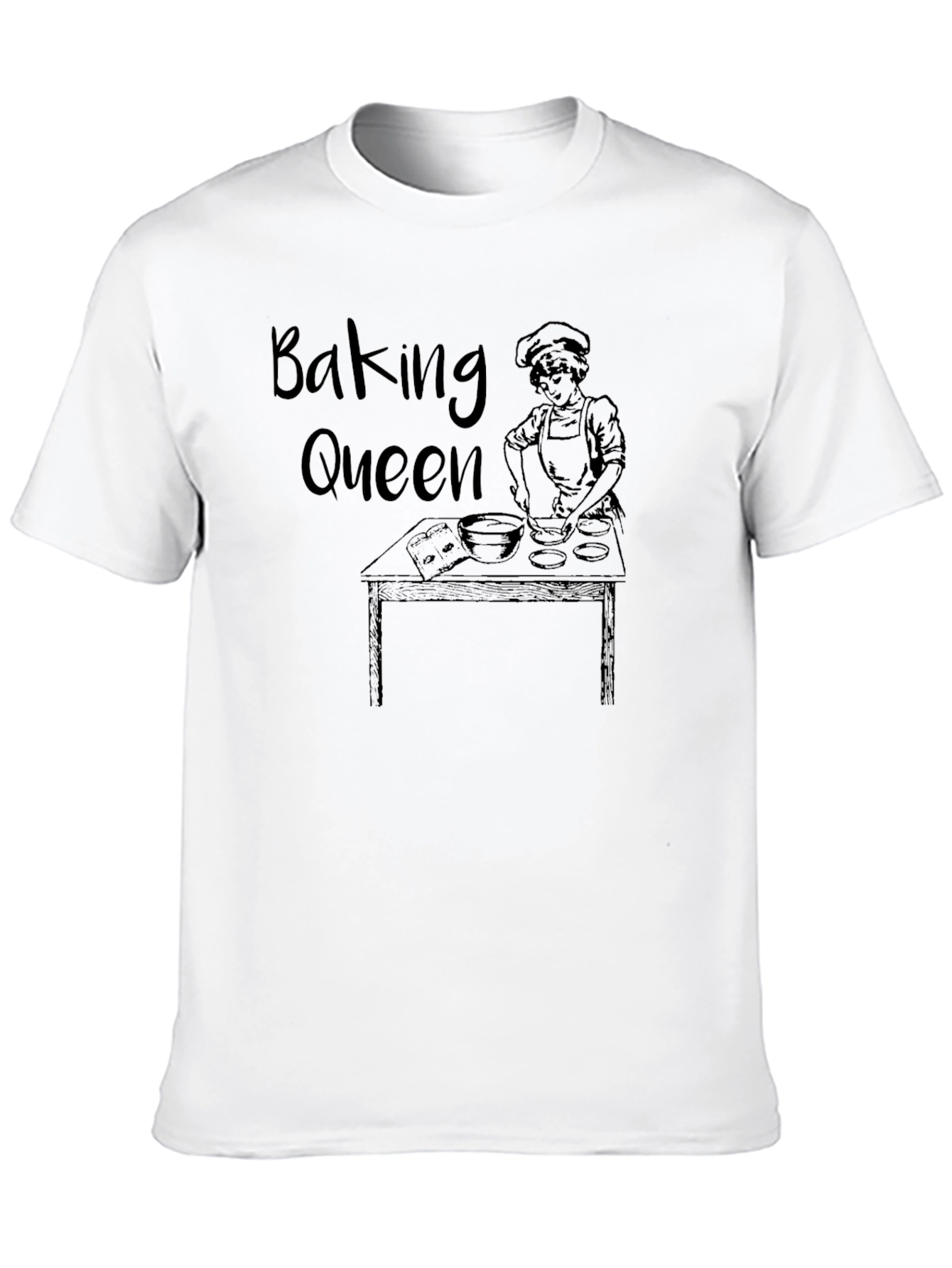 Baking Queen Black T-Shirt