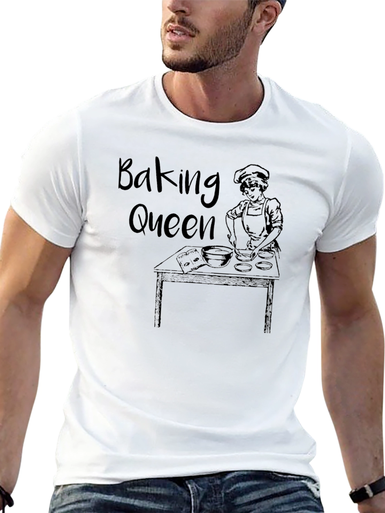 Baking Queen Black T-Shirt