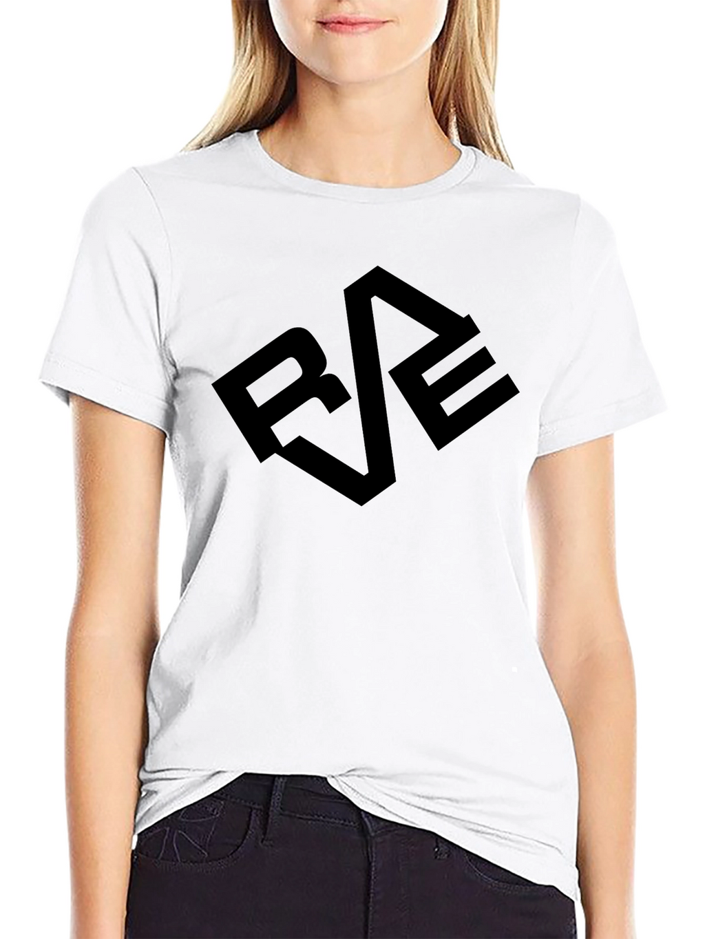 Bold Black Graphic Tee - REVE Design