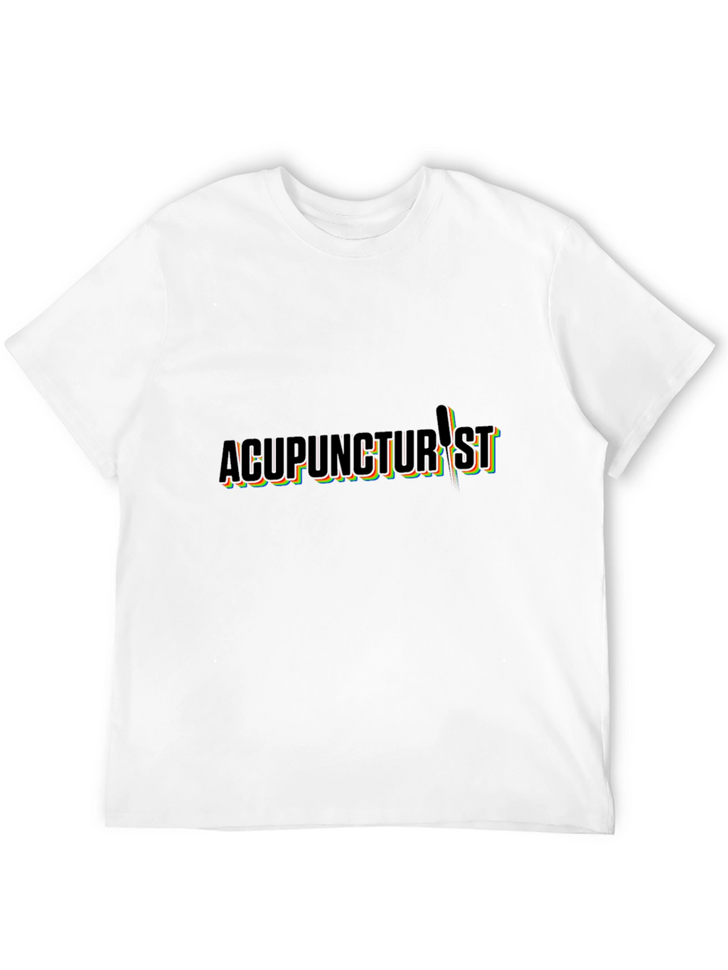 Acupuncturist T-Shirt - Black Crew Neck