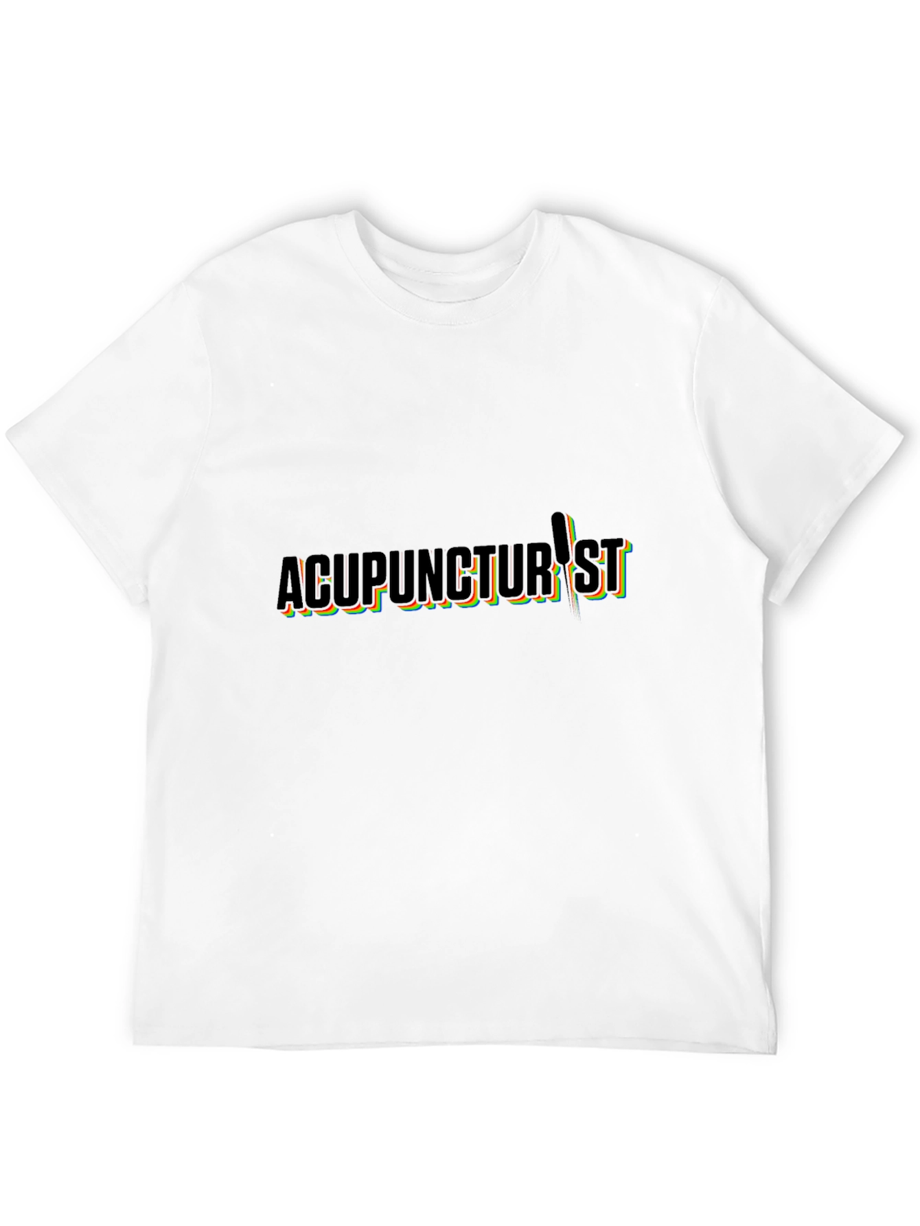 Acupuncturist T-Shirt - Black Crew Neck