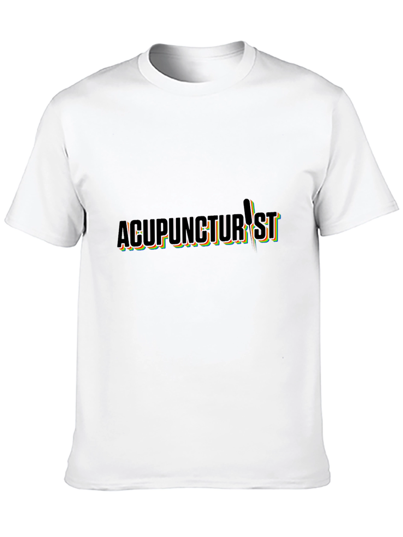 Acupuncturist T-Shirt - Black Crew Neck